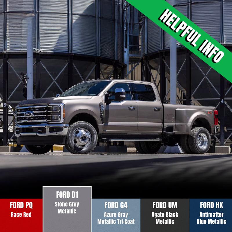 The Ultimate Guide to Ford F-250 and F-350 Paint Codes: A Diesel Owner’s Resource