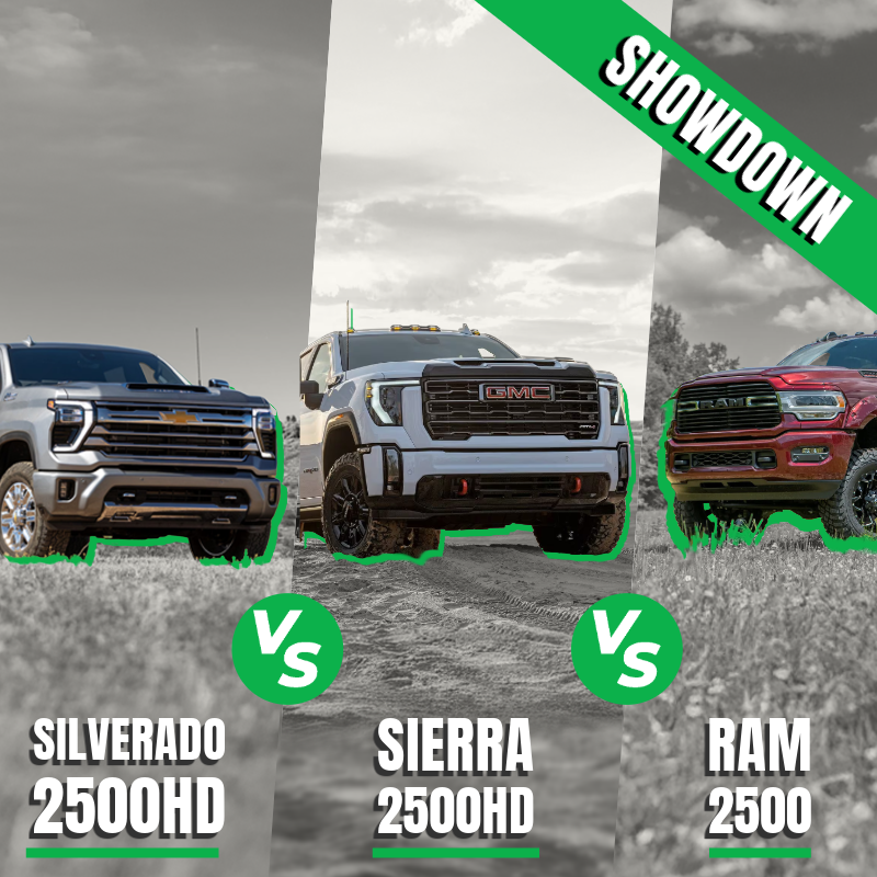 The 2500 Diesel Truck Showdown: Chevrolet Silverado 2500HD, GMC Sierra 2500HD, and Ram 2500