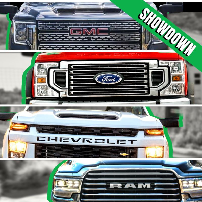 The Ultimate Heavy-Duty Diesel Truck Showdown: Chevrolet Silverado 2500HD, GMC Sierra 2500HD, Ram 2500, and Ford F-250