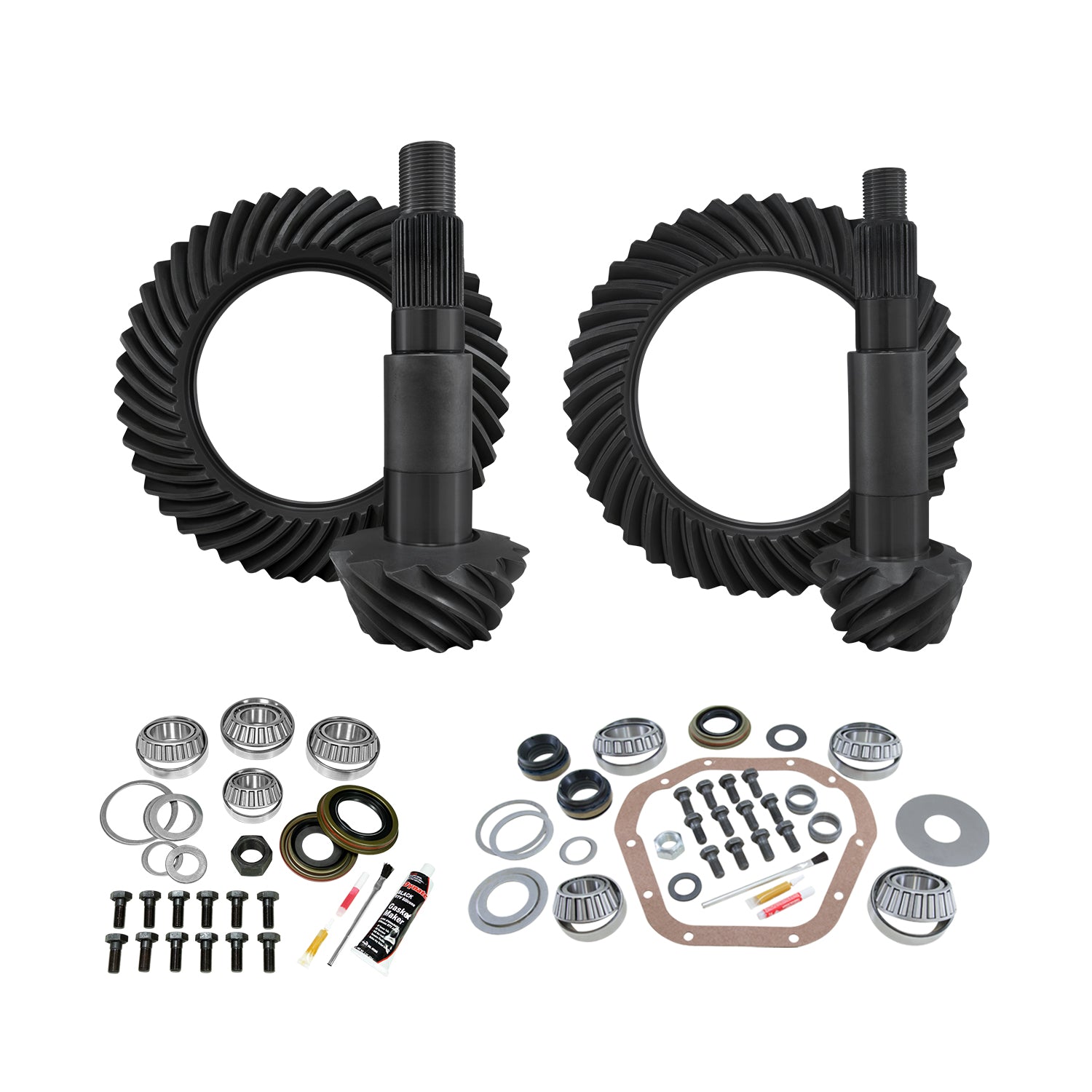 Yukon YGK143 3.73 Ratio Dana 60 Front & Dana 80 Rear Re-Gear Package | 2000-2016 F350 DRW