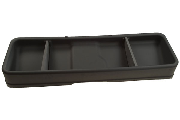 Husky 09001 Under Seat Storage Box | 2007-2013 GM 1500/2500/3500 Crew Cab