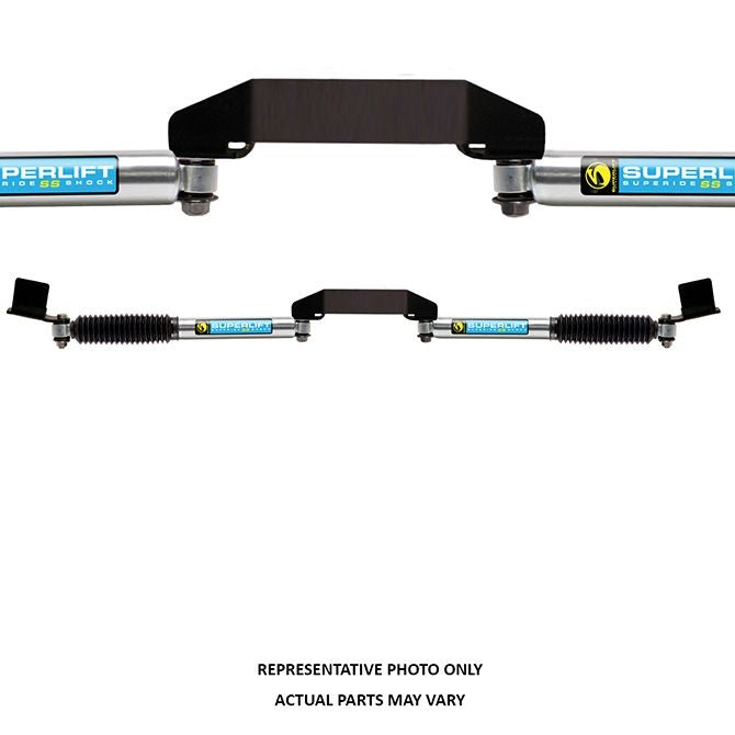 Superlift 92709 Dual Steering Stabilizer Kit | 2009-2013 Ram 2500/3500 4WD