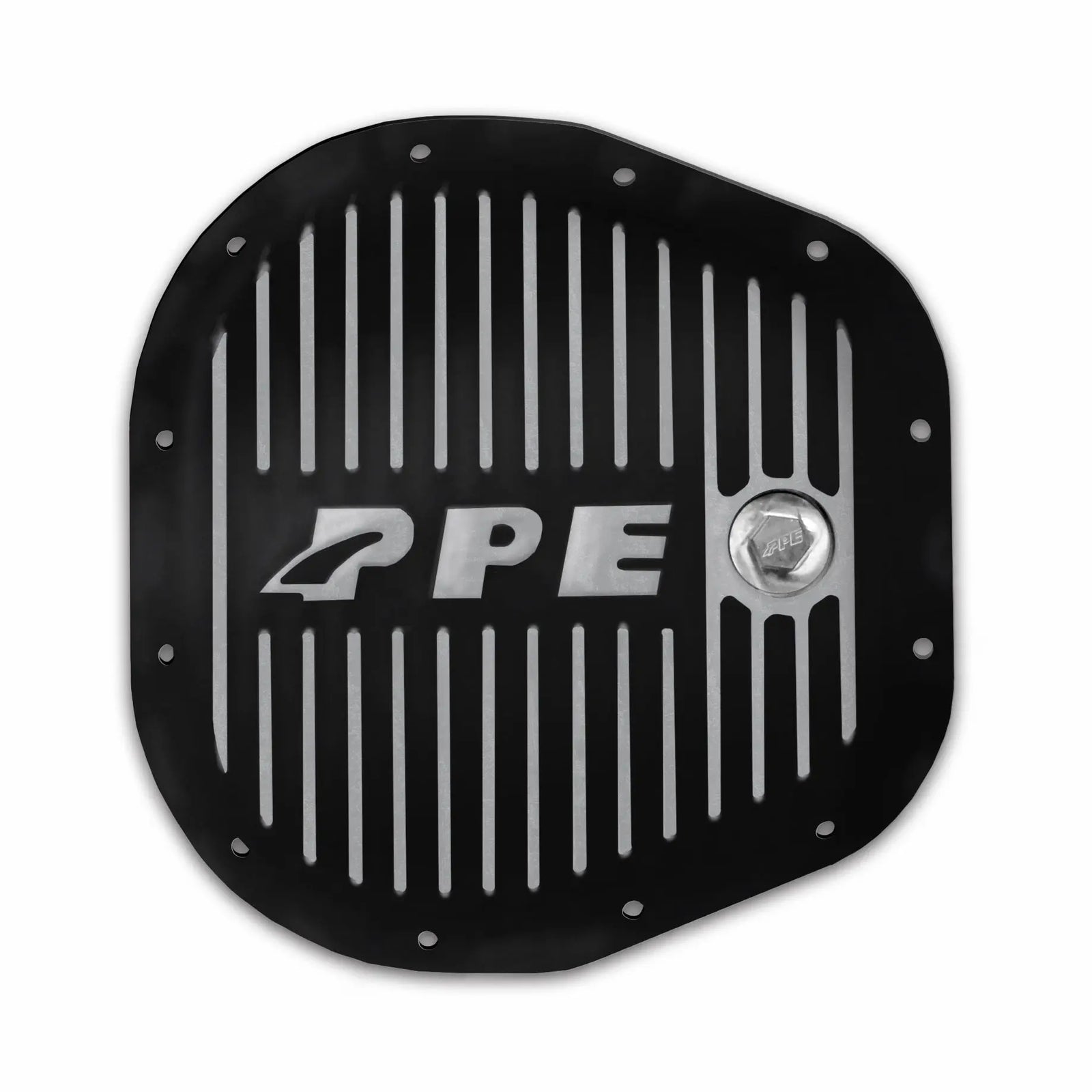 1990-22 F250 & F350 10.25-10.5in Rear PPE HD DEEP Aluminum Rear Dif Cover (Black)