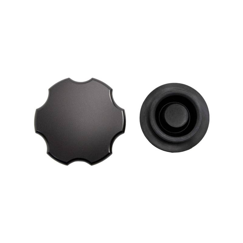 Wehrli 100216 Billet Brake Reservoir Cap - Black Anodized | 1999-2024 Silverado/Sierra 1500/2500HD/3500HD