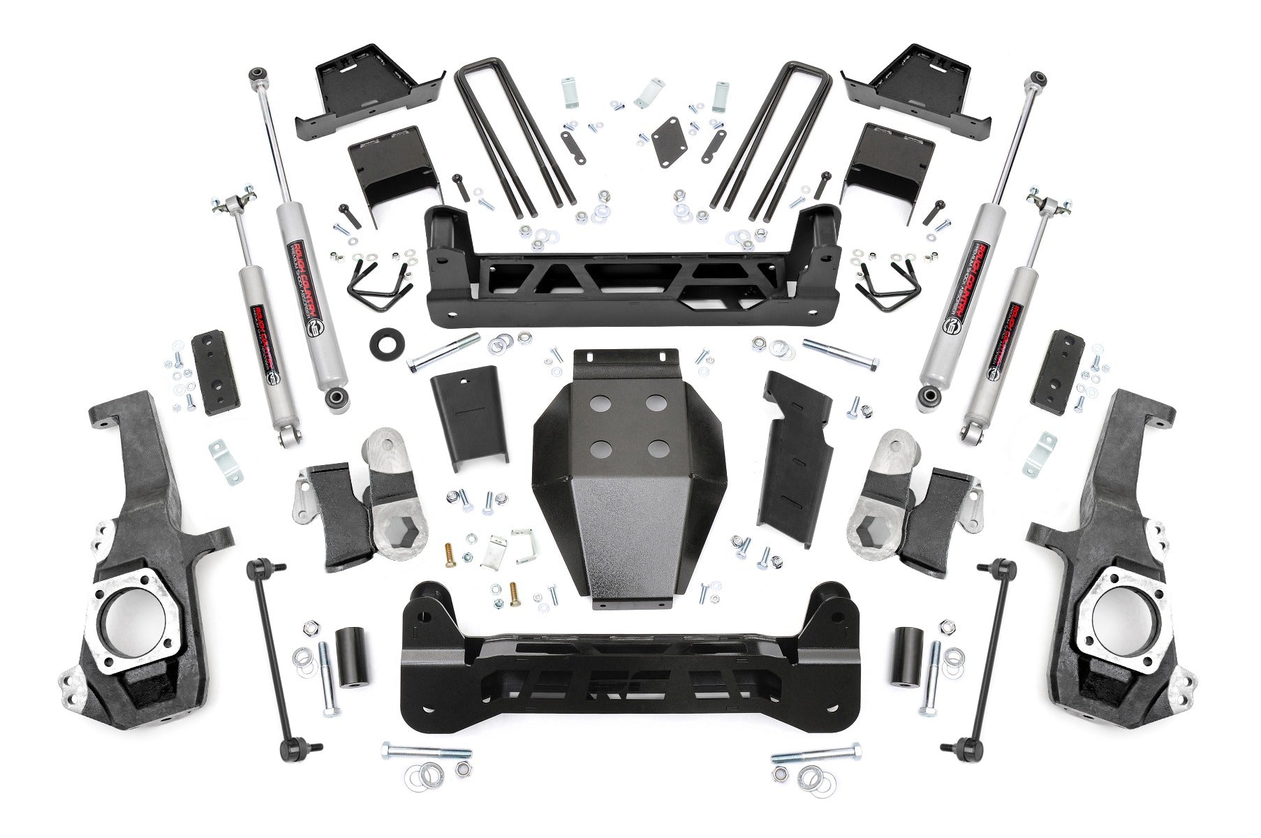 Rough Country 10130A 7in Lift Kit w/ Premium N3 Shocks | 2020-2023 Silverado/Sierra 2500HD/3500HD 4WD