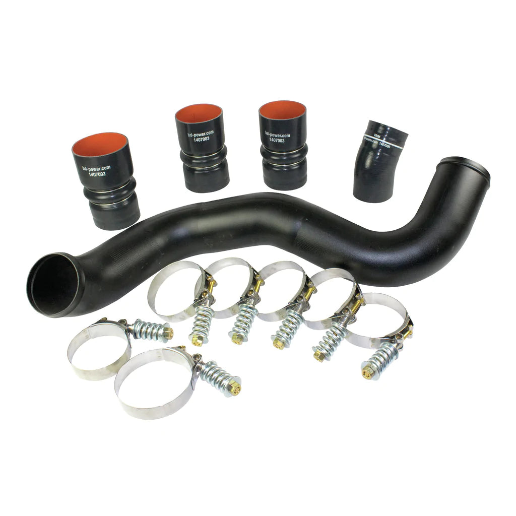 BD Diesel 1047034 Intercooler Hose & Clamp Kit w/ Intake Pipe | 2003-2007 Ford 6.0L Powestroke