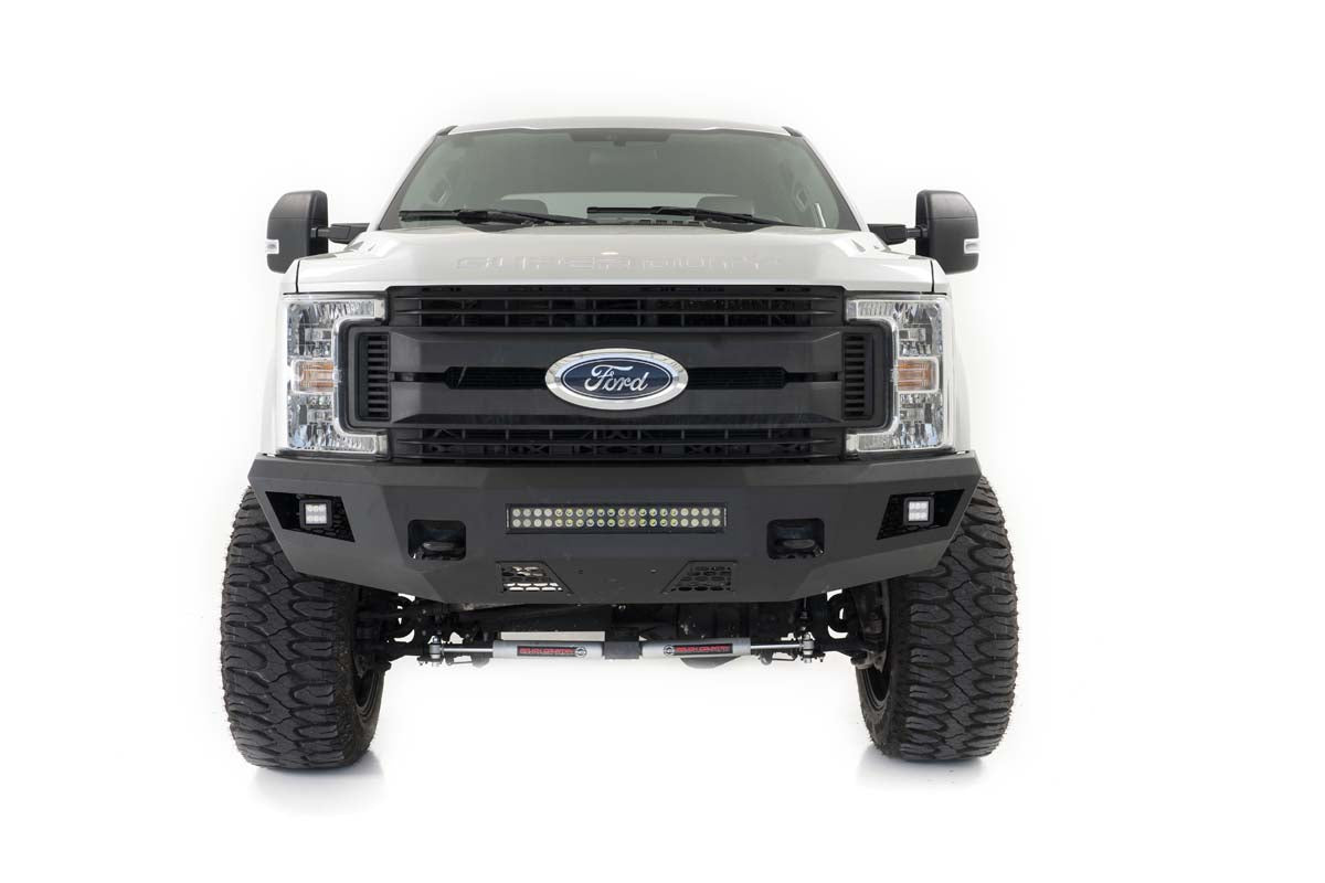 Rough Country 10787 LED Front Bumper | 2017-2022 F250/F350 4WD