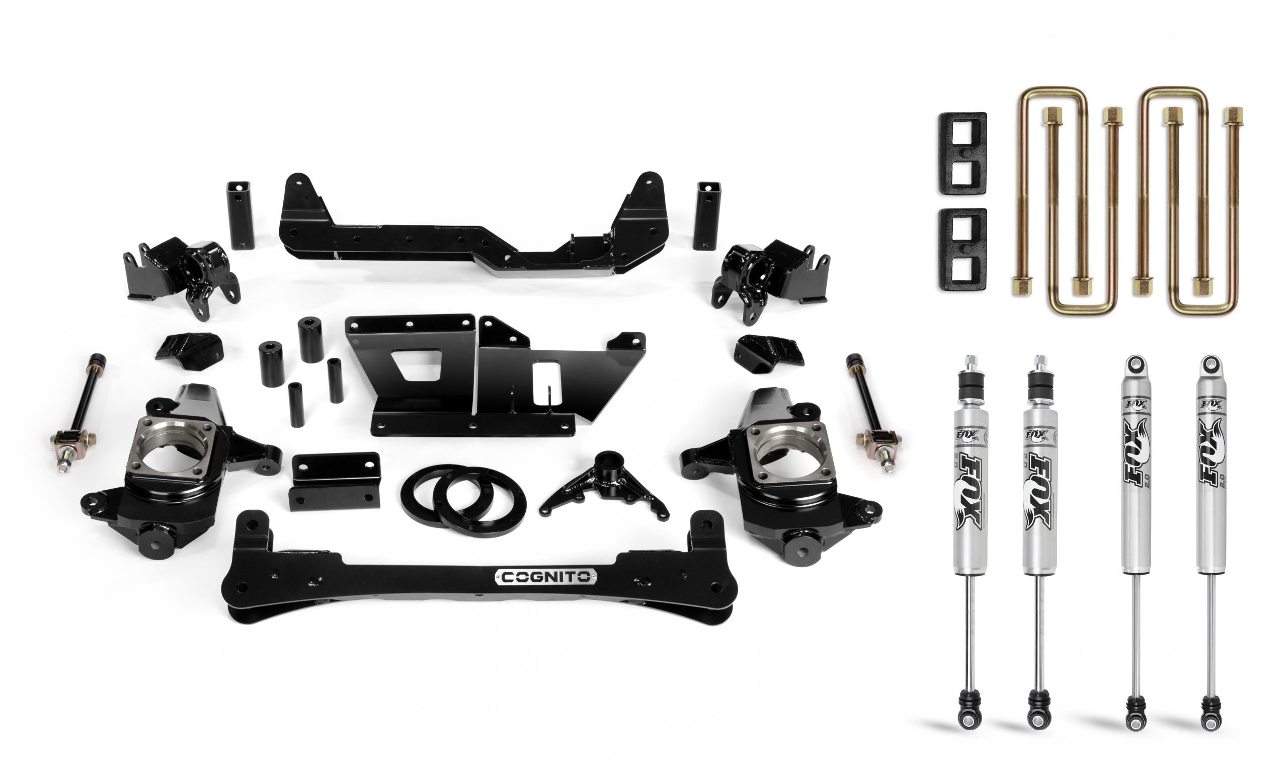 Cognito 110-P0785 4in Standard Lift Kit w/ Fox 2.0 IFP Shocks | 2001-2010 Silverado/Sierra 2500HD/3500HD