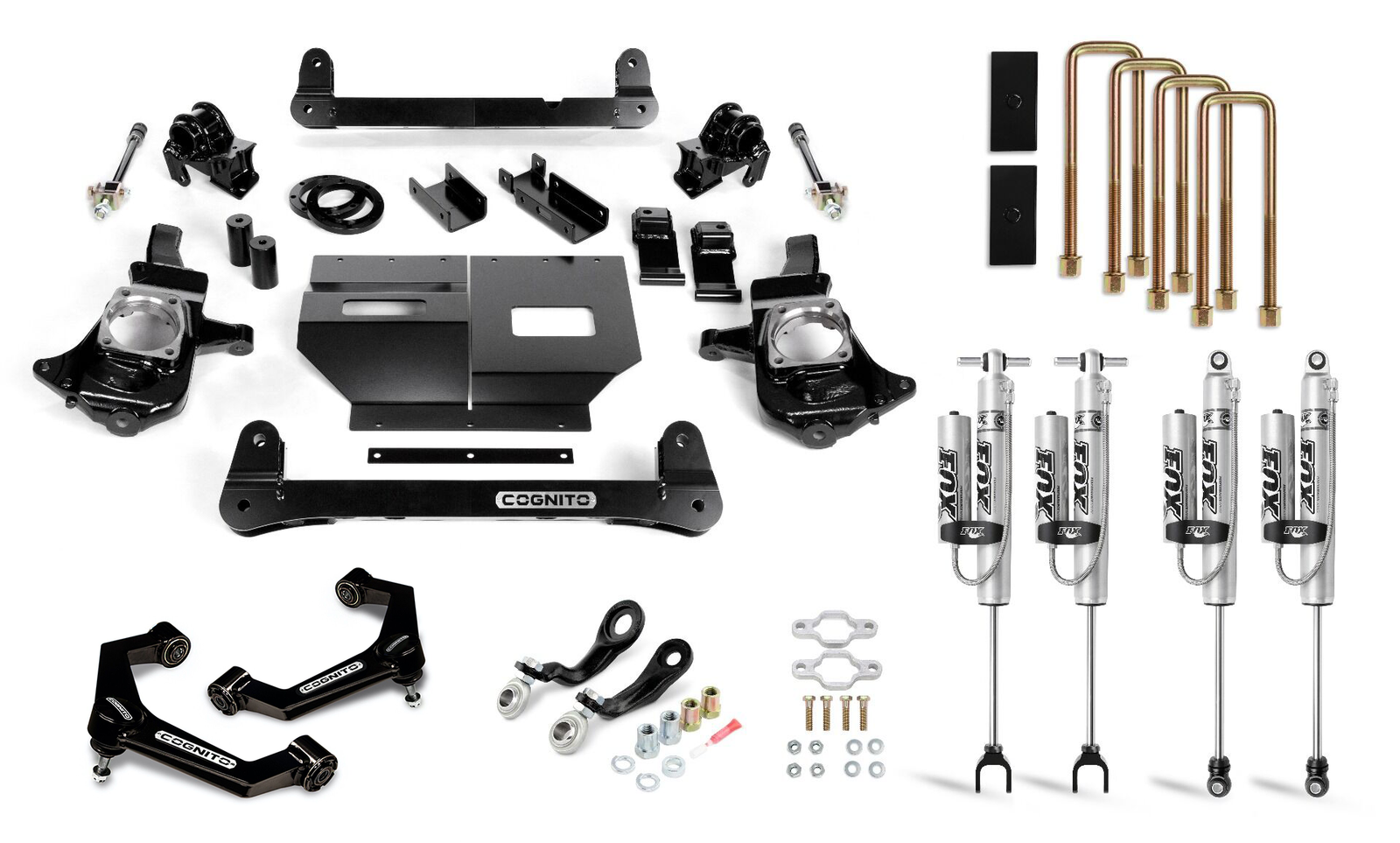 Cognito 110-P0967 4in Performance Lift Kit w/ Fox PSRR 2.0 Shocks | 2011-2019 GM 2500/3500