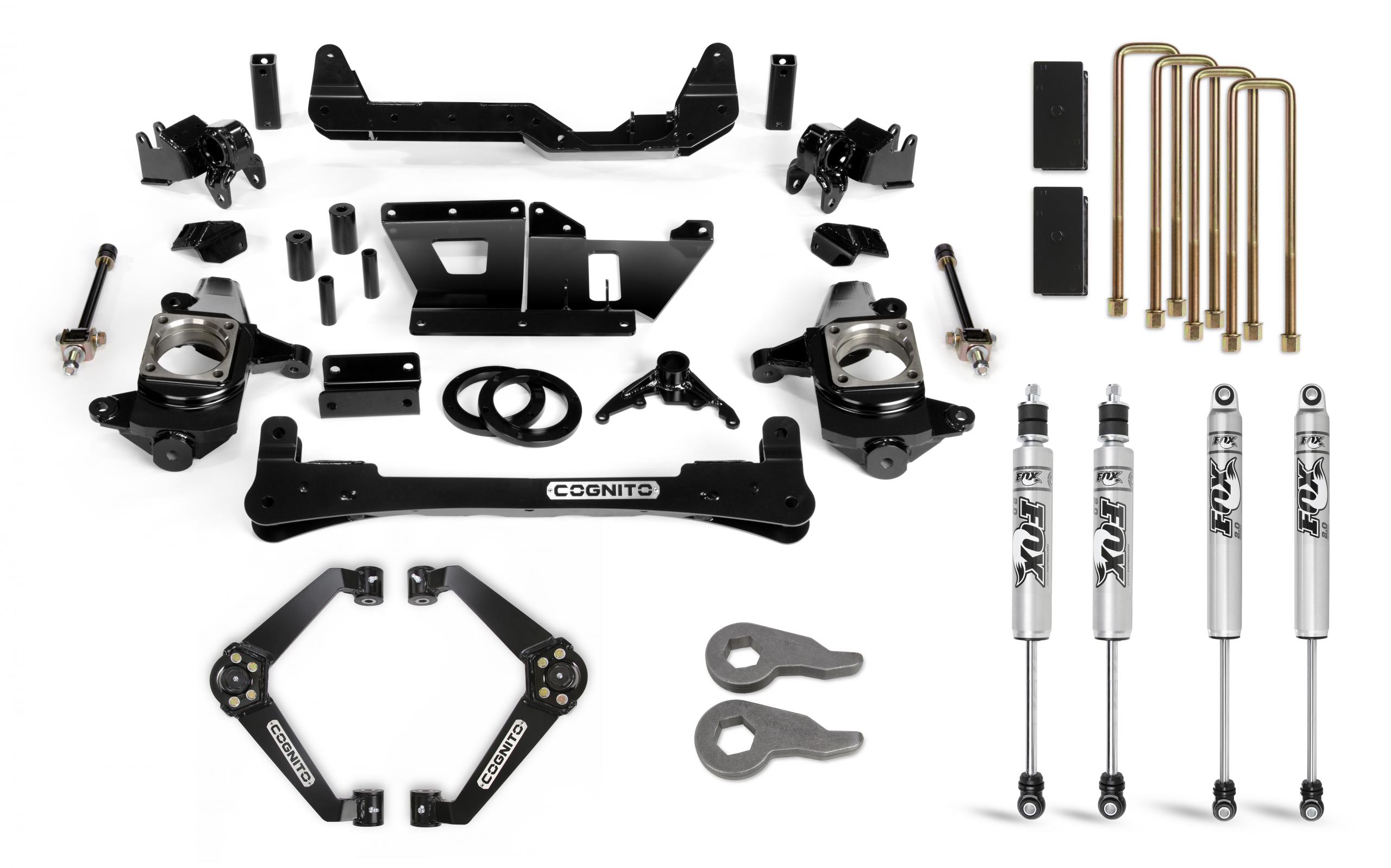 Cognito 110-P0970 6in Standard Lift Kit w/ Fox PS 2.0 IFP Shocks | 2001-2010 GM 2500/3500