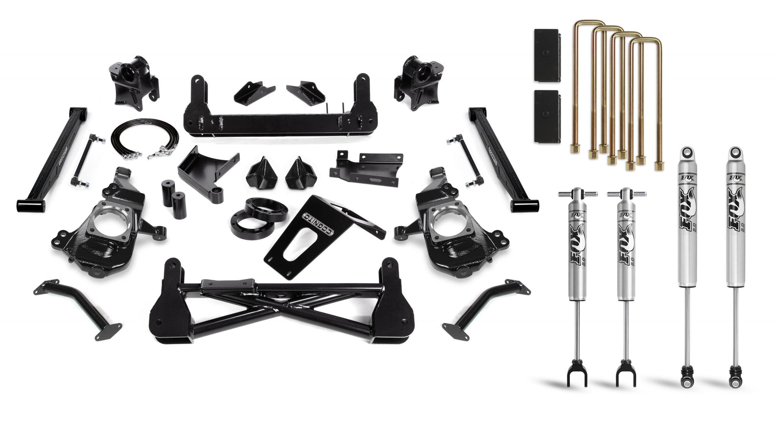 Cognito 110-P1032 7in Standard Lift Kit w/ Fox PSMT 2.0 Shocks | 2020-2022 GM 2500HD/3500HD