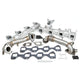 PPE 116112535 High Flow Silver Ceamic Exhaust Manifolds & Up-Pipes Package | 2017-2022 Silverado/Sierra 2500HD/3500HD 6.6L