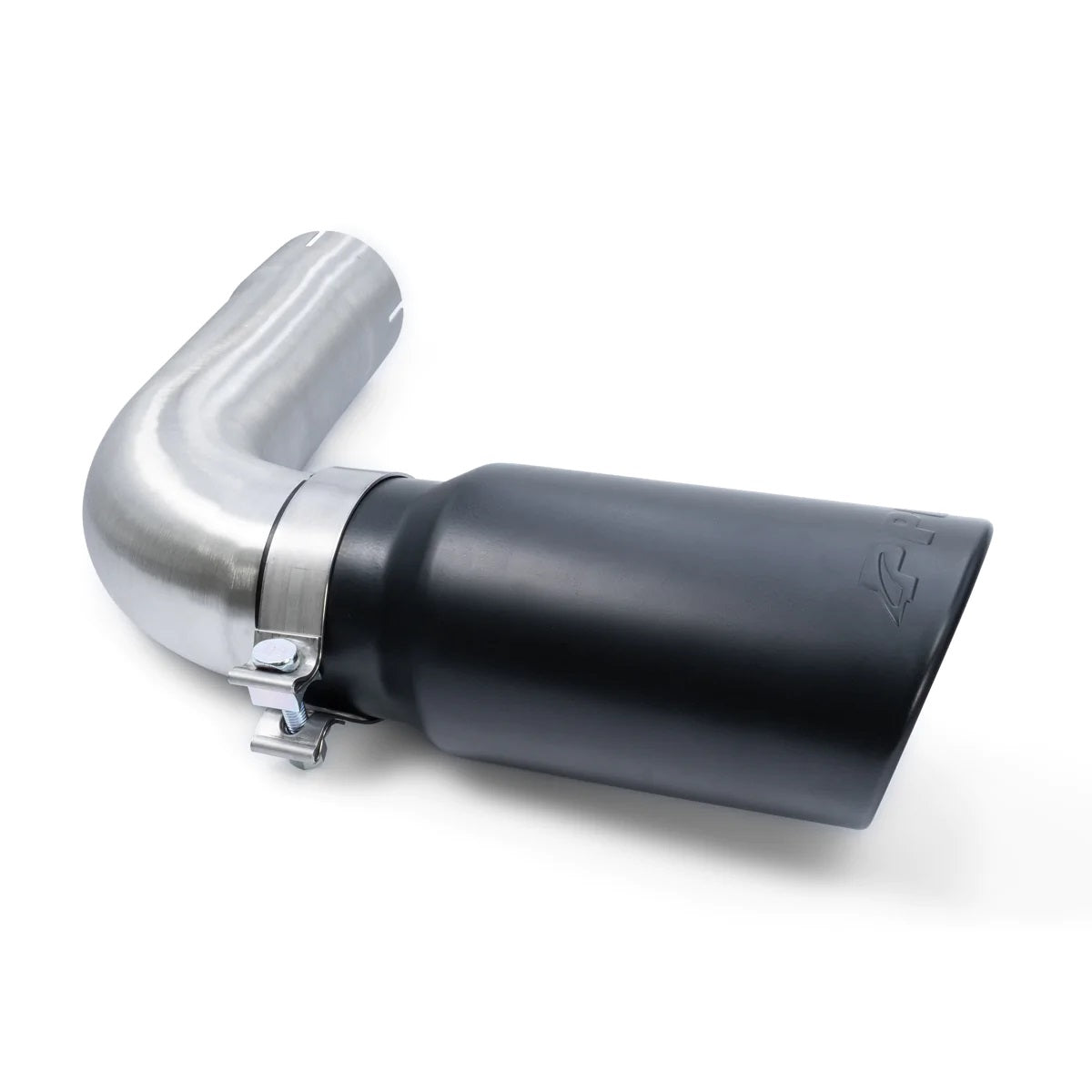 PPE 117020120 4in T304 Stainless Exhaust Tailpipe with Black Tip | 2007-2019 Silverado/Sierra 2500HD/3500HD 6.6L