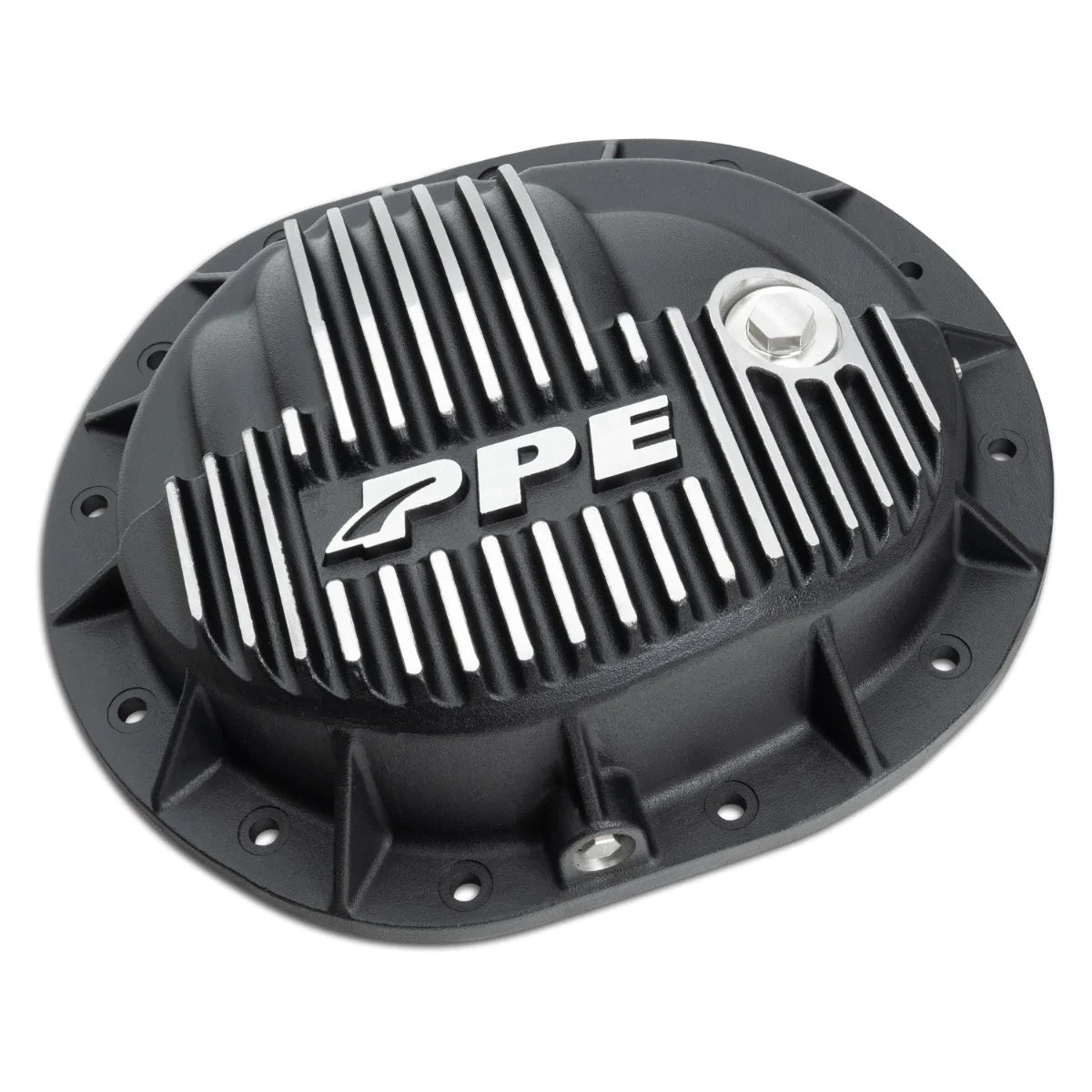 PPE 138051210 Heavy Duty Cast Aluminum Rear Differential Cover w/ Brushed Finish | 2014-2022 Silverado/Sierra 1500