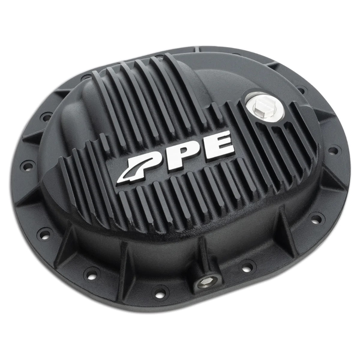 PPE 138051220 Heavy Duty Cast Aluminum Rear Differential Cover w/ Black Finish | 2014-2022 Silverado/Sierra 1500