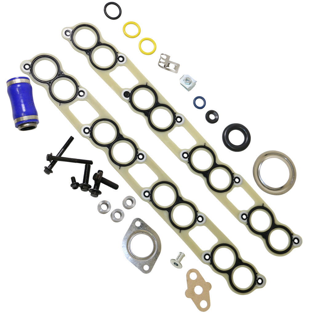 BD Diesel 1900204 EGR Cooler Gasket Kit w/ Square Tube | 2004-2007 Ford 6.0L Powerstroke