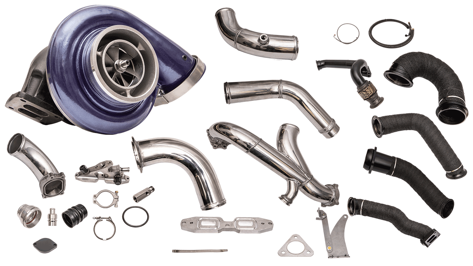 ATS 202-962-3416 Aurora Plus 6000 Compound Turbo System | 2015-2016 Ford 6.7L Powerstroke