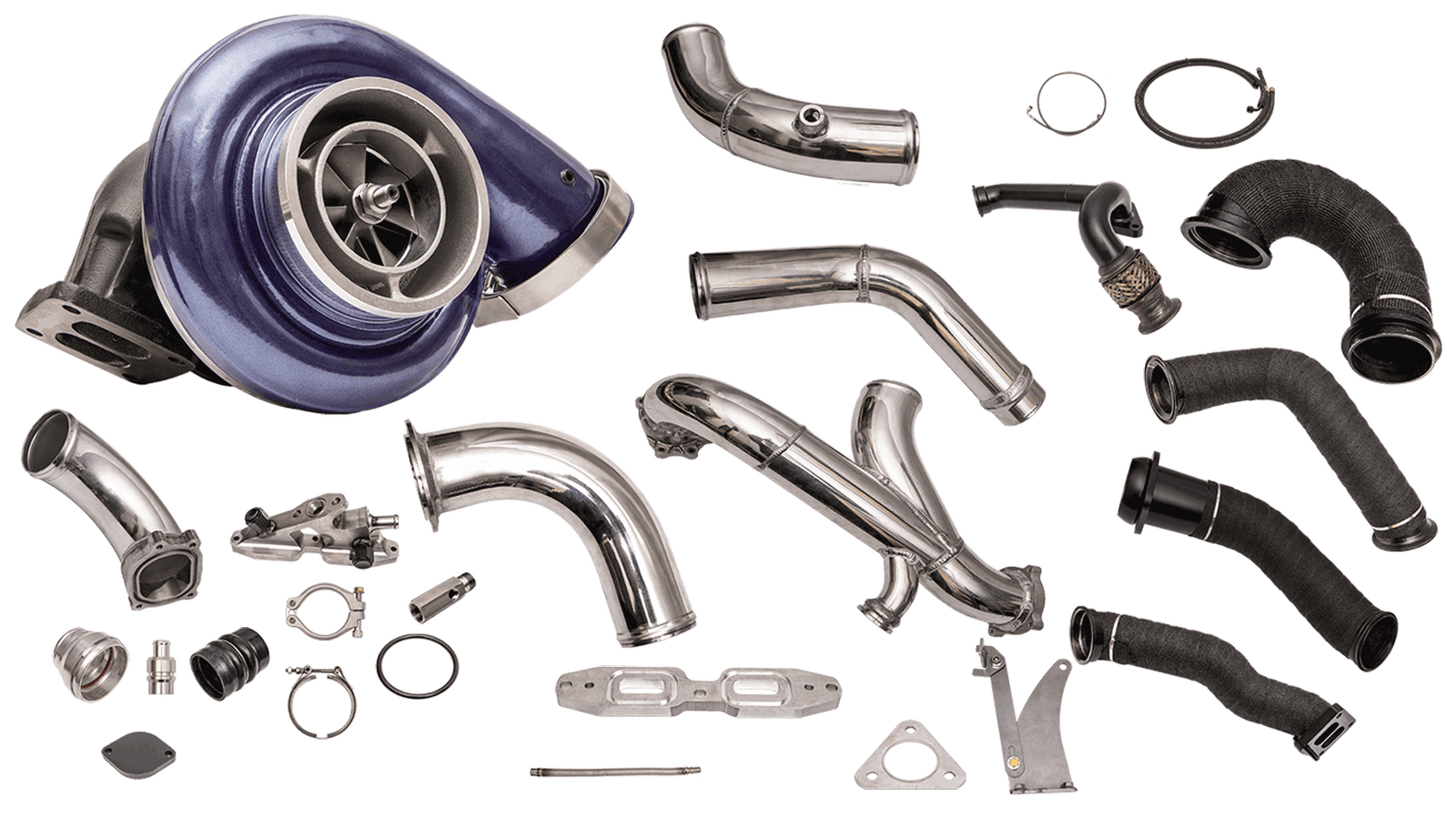 ATS 202-962-3416 Aurora Plus 6000 Compound Turbo System | 2015-2016 Ford 6.7L Powerstroke