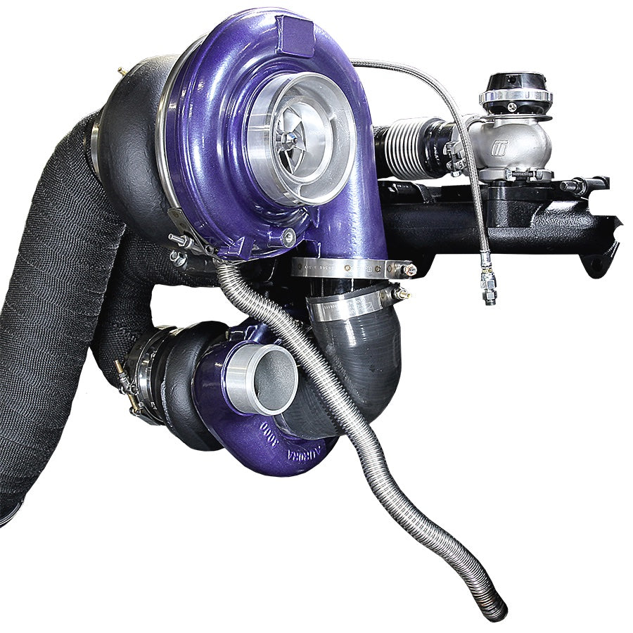 ATS 202-A35-2218 Aurora 3000/5000 Compound Turbo System | 1998.5-2002 Ram 5.9L Cummins