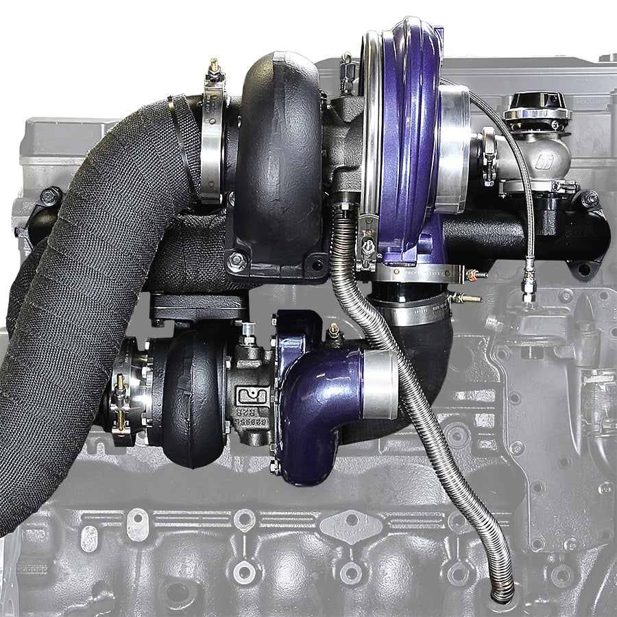 ATS 202-A35-2272 Aurora 3000/5000 Compound Turbo System | 2003-2007 Ram 5.9L Cummins