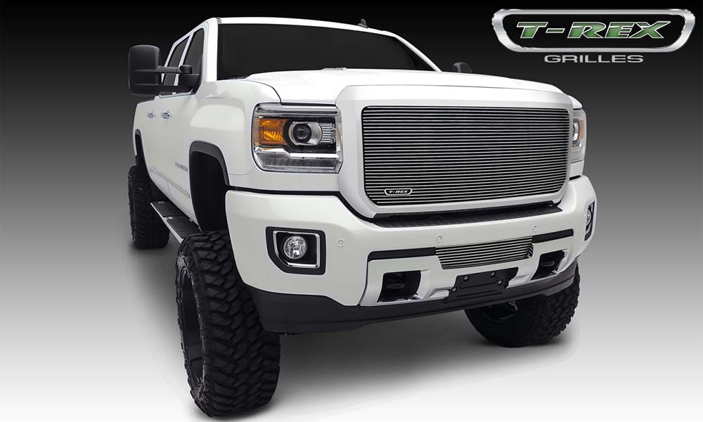 T-Rex 20211 Horizontal Billet Grille | 2015-2019 Sierra 2500HD/3500HD