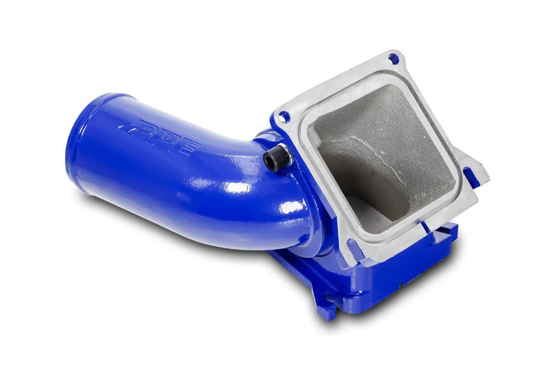 PPE 115053522 Race High Flow 3in Intake Bridge Manifold - Blue | 2006-2010 Silverado/Sierra 2500HD/3500HD 6.6L