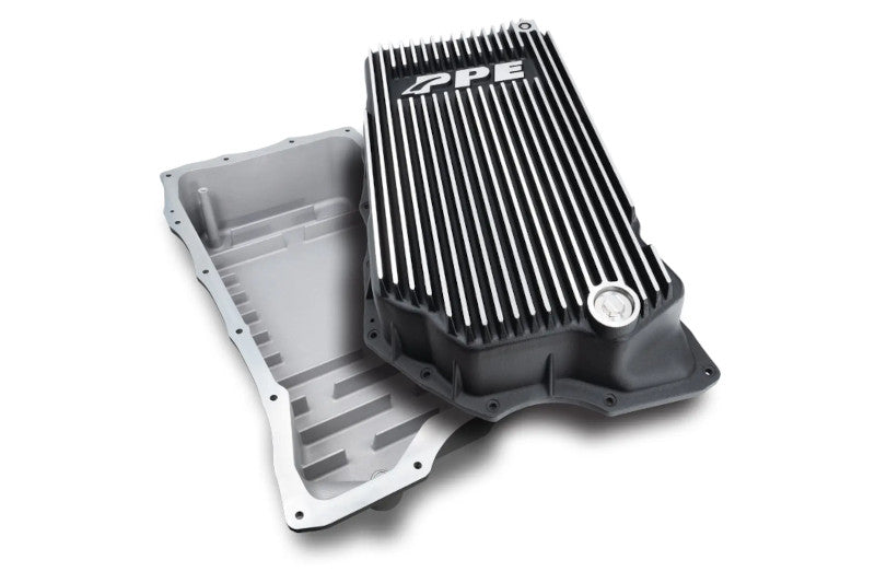 PPE 128051410 Heavy-Duty Cast Deep Transmission Pan | 2020-2024 Silverado/Sierra 2500HD/3500HD 6.6L