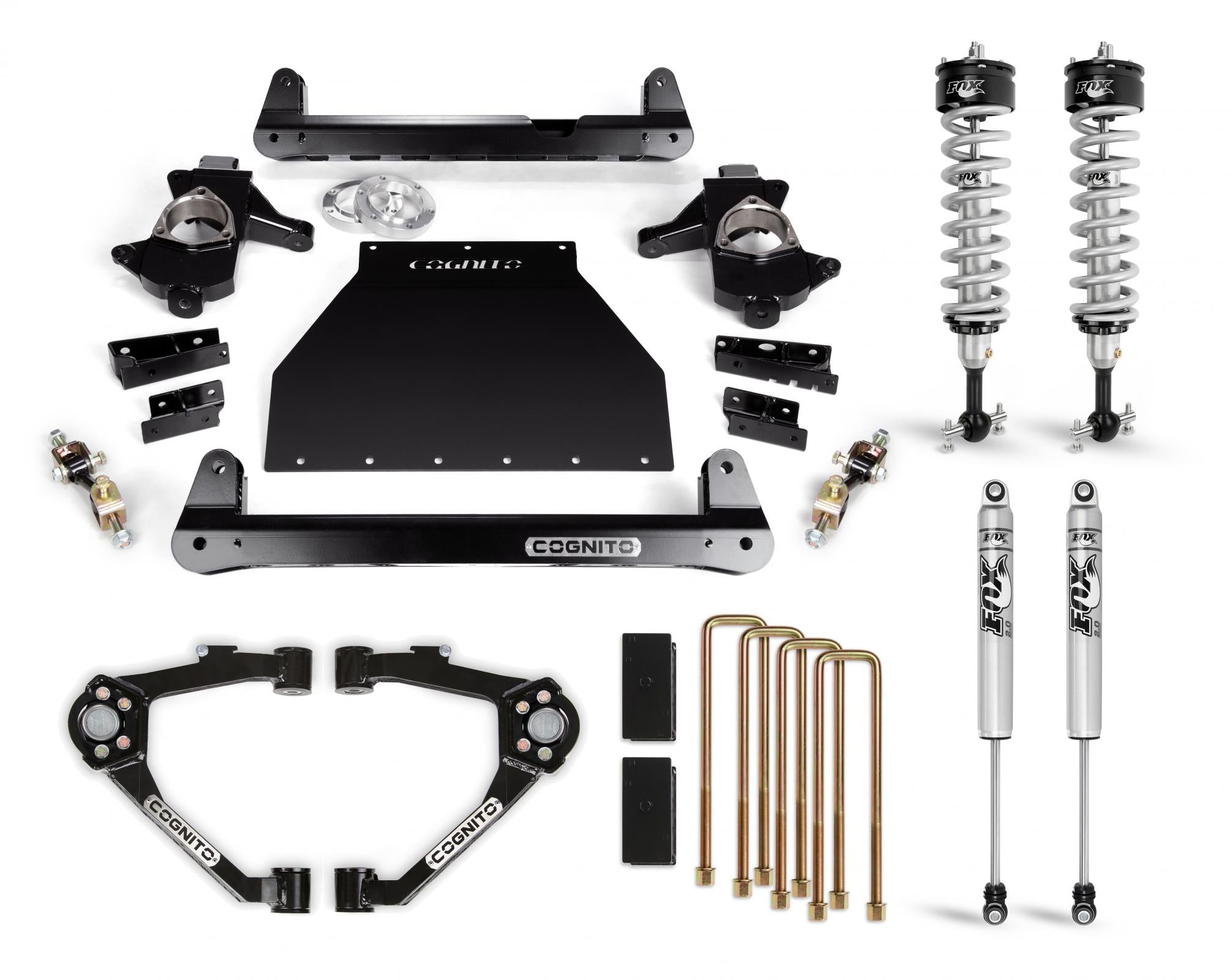 Cognito 210-P0958 4in Performance Lift Kit w/ Fox PS IFP 2.0 Shocks | 2007-2018 Silverado/Sierra 1500