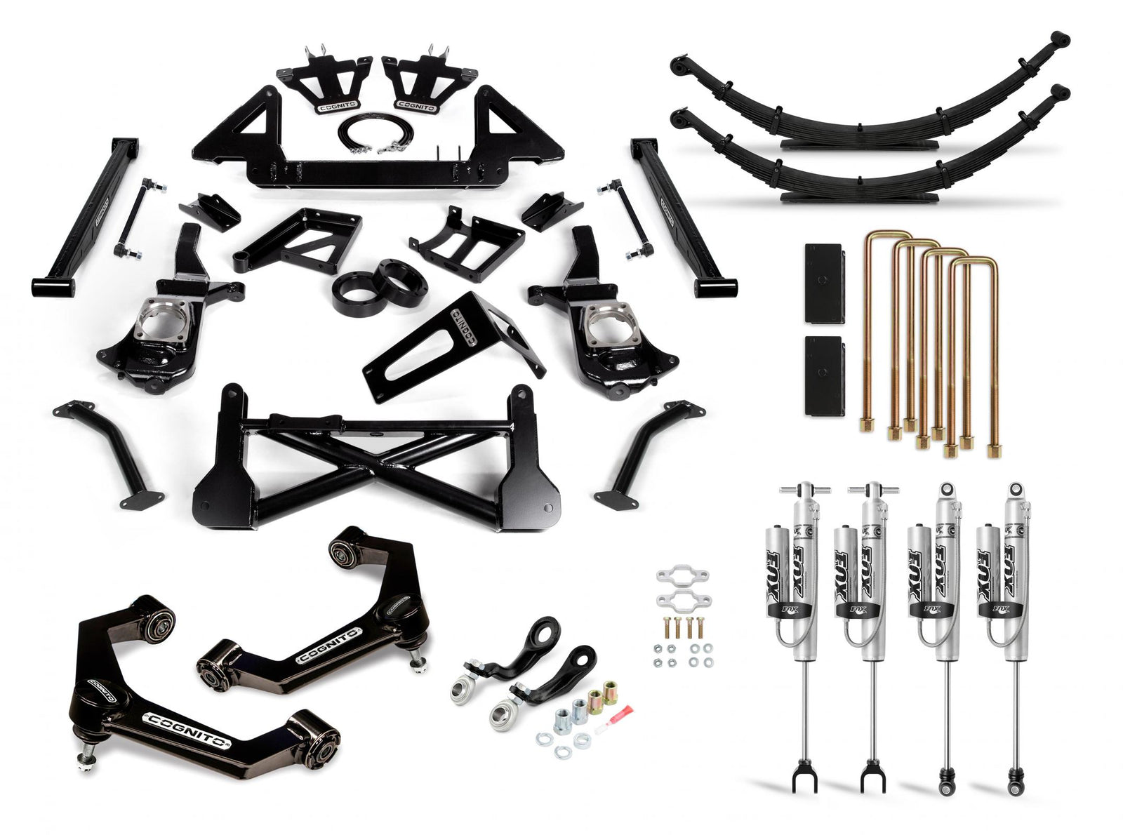 Cognito 210-P1034 10in Performance Lift Kit w/ Fox PSRR 2.0 Shocks | 2020-2022 Silverado/Sierra 2500HD/3500HD