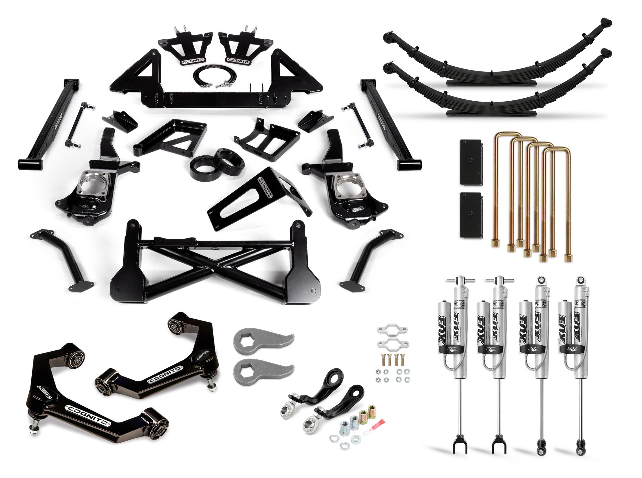 Cognito 210-P1035 12in Performance Lift Kit w/ Fox 2.0 PSRR Shocks | 2020-2022 Silverado/Sierra 2500HD/3500HD