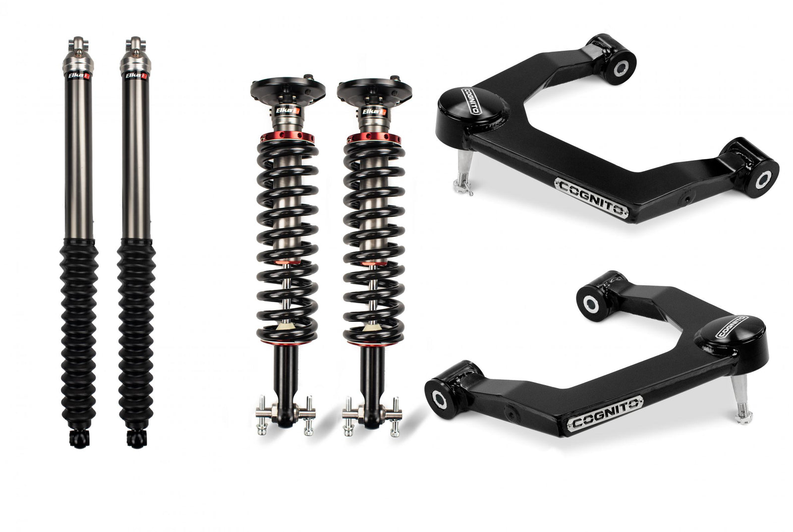 Cognito 210-P1140 1in Performance Leveling Kit w/ Elka 2.0 IFP Shocks | 2019-2022 Silverado/Sierra 1500 4WD