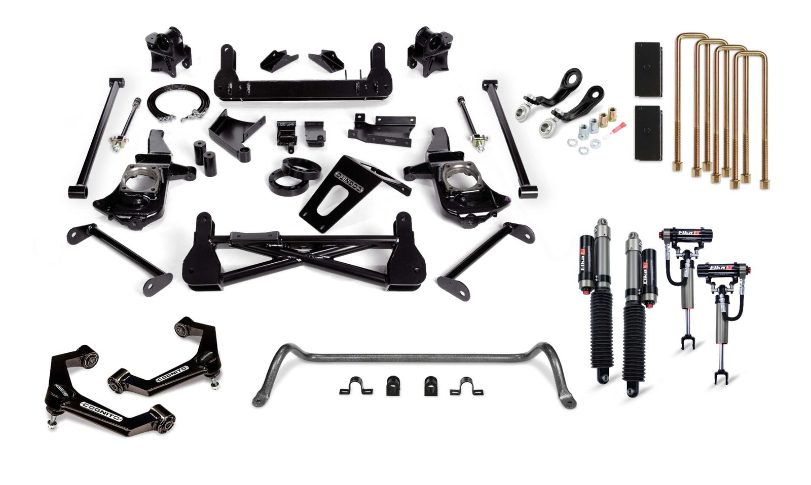 Cognito 210-P1174 7in Premier Lift Kit w/ Elka 2.5 Shocks | 2011-2019 GM 2500/3500