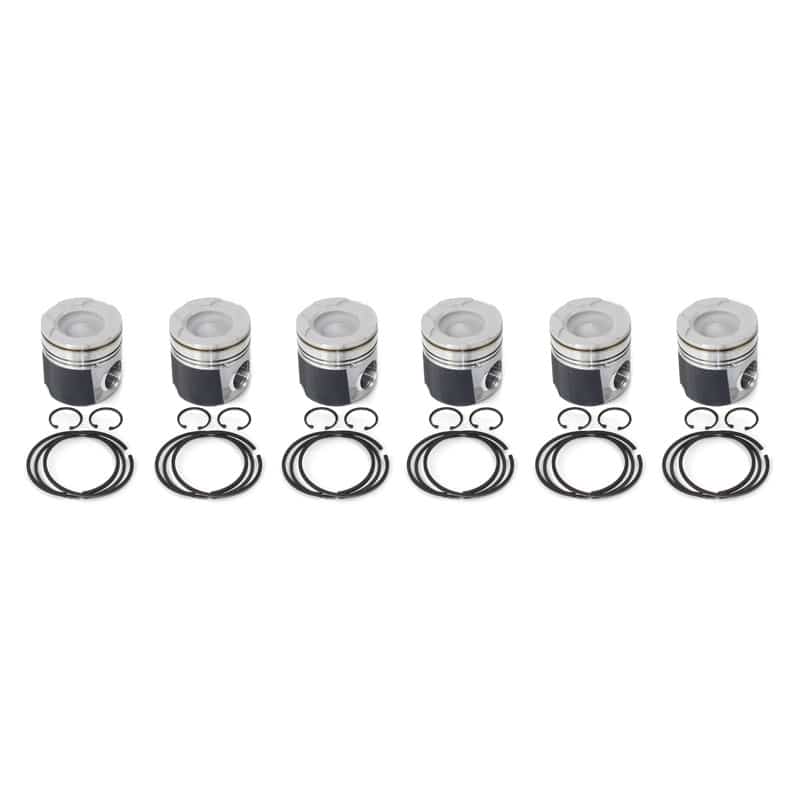 Industrial 408925CC Standard Piston Kit w/ Rings OEM Coated Chamfered | 2003-2004 Ram 5.9L Cummins 24V