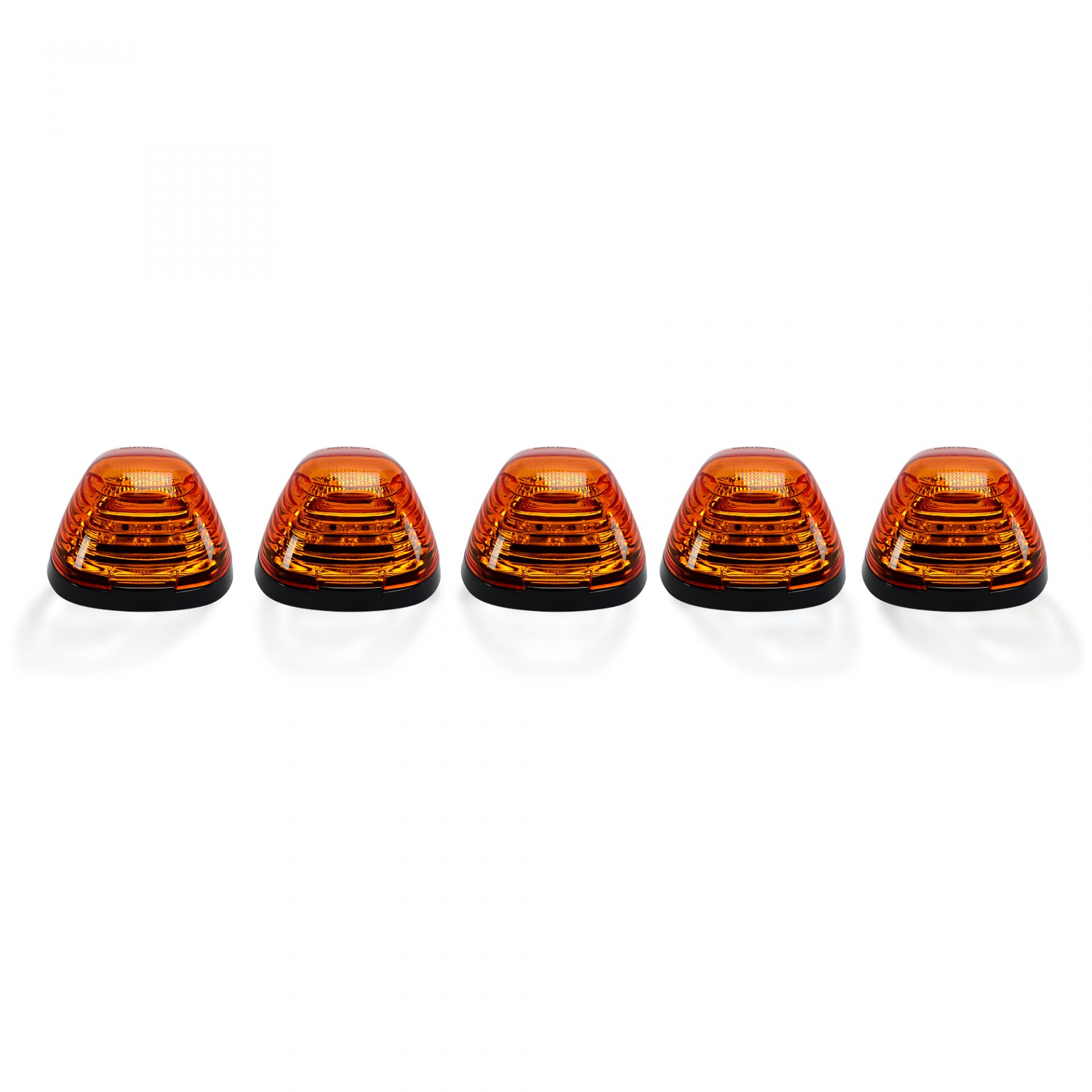 Recon 264142AM 5 Amber Cab Light Lens Set Amber LEDs | 1999-2016 F250/F350