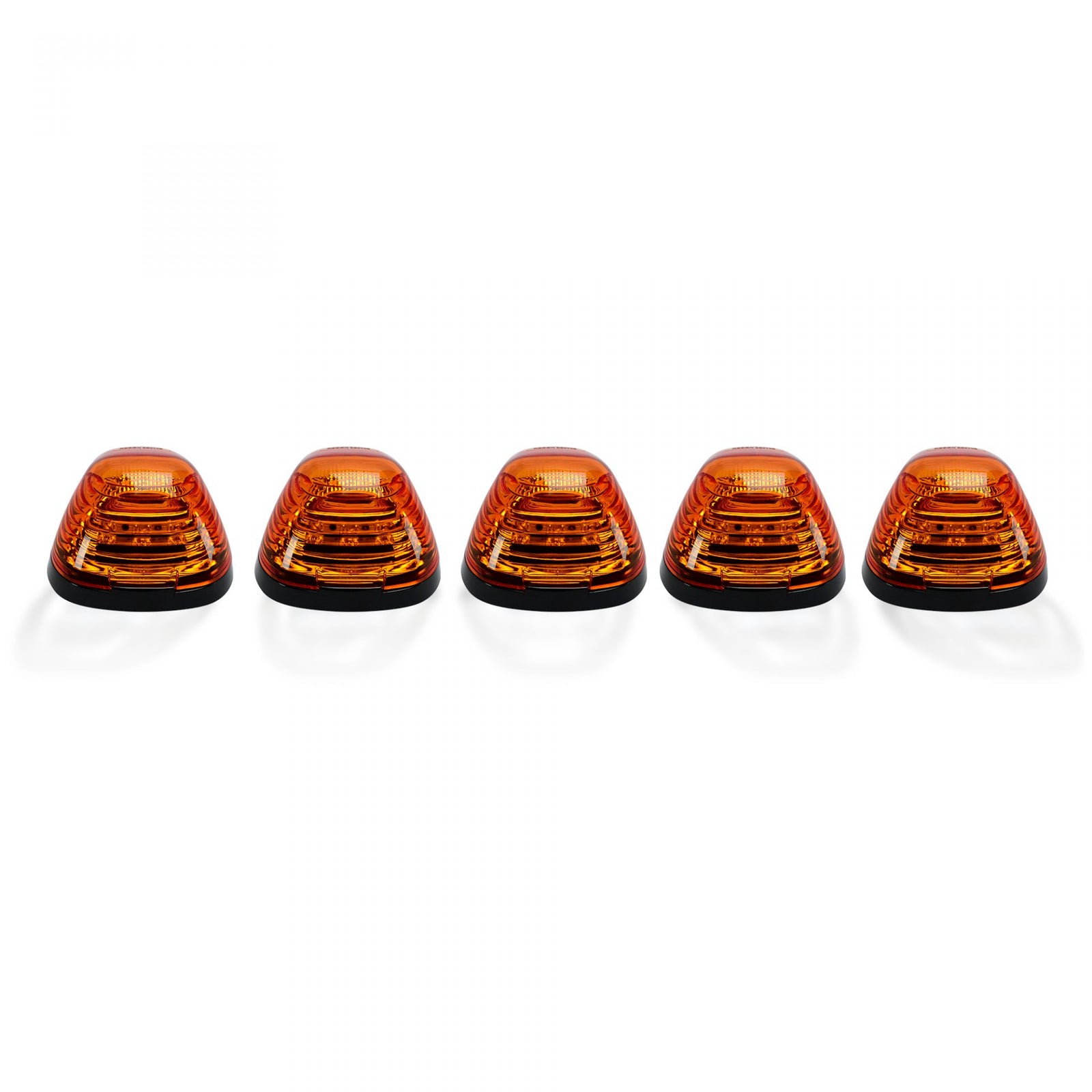 Recon 264142AM 5 Amber Cab Light Lens Set Amber LEDs | 1999-2016 F250/F350