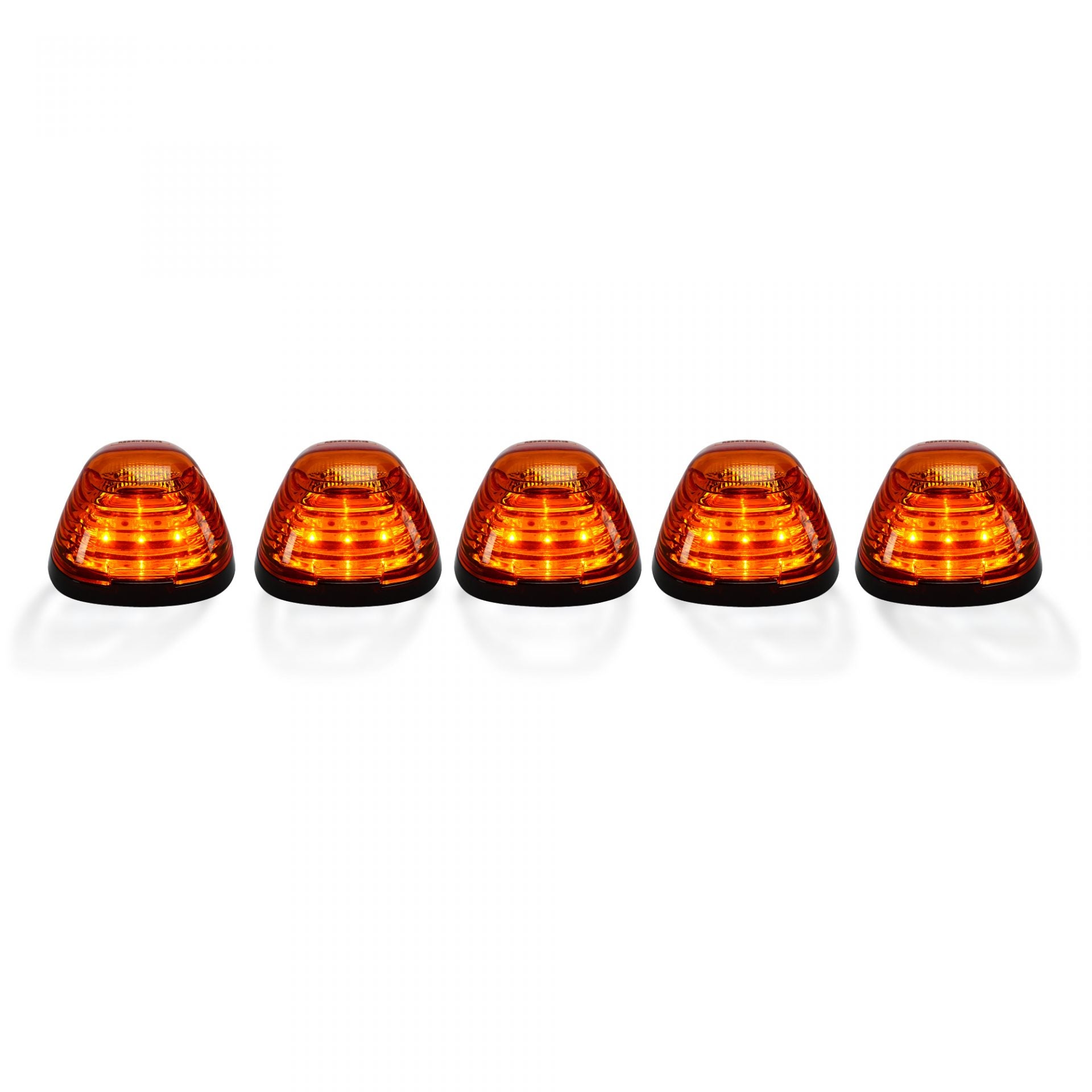 Recon 264142AM 5 Amber Cab Light Lens Set Amber LEDs | 1999-2016 F250/F350