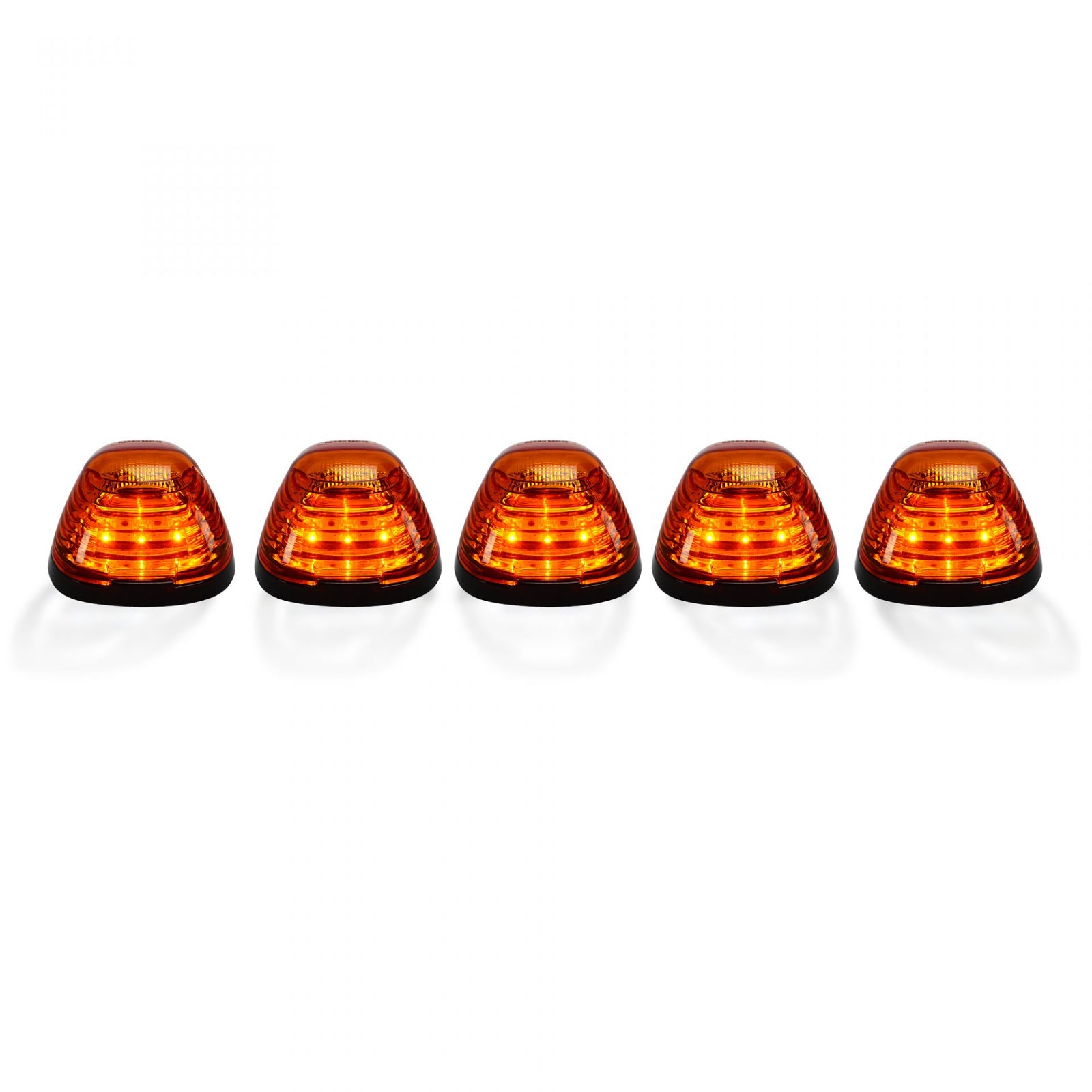 Recon 264143AM 5 Piece Cab Lights Amber Lens Amber LEDs | 1999-2016 F250/F350/F450/F550