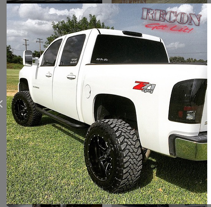 Recon 264175BK Smoked LED Tail Lights | 2007.5-2013 Silverado 2500HD/3500HD