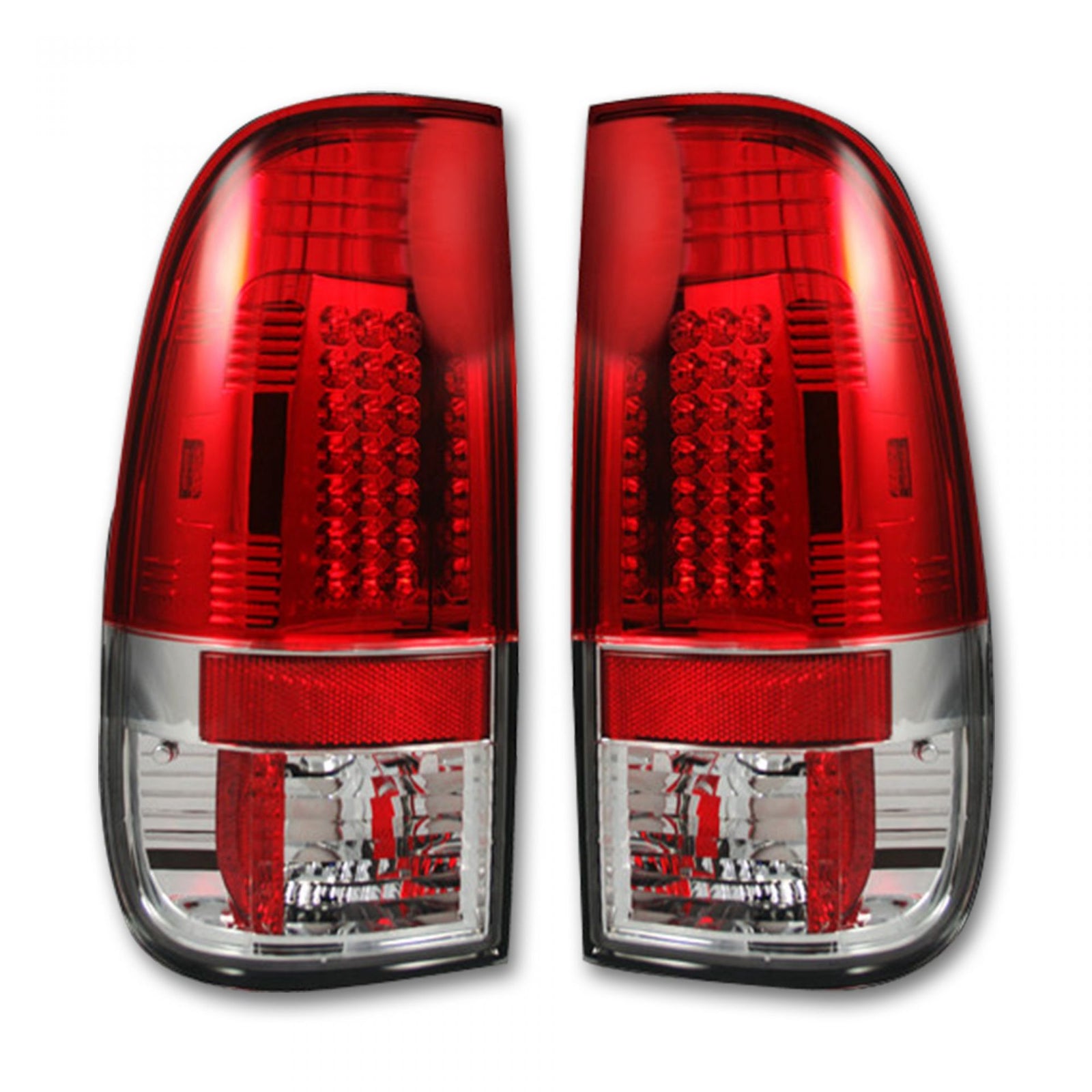 Recon 264176RD Tail Lights Red Lens | 2008-2016 F250/F350