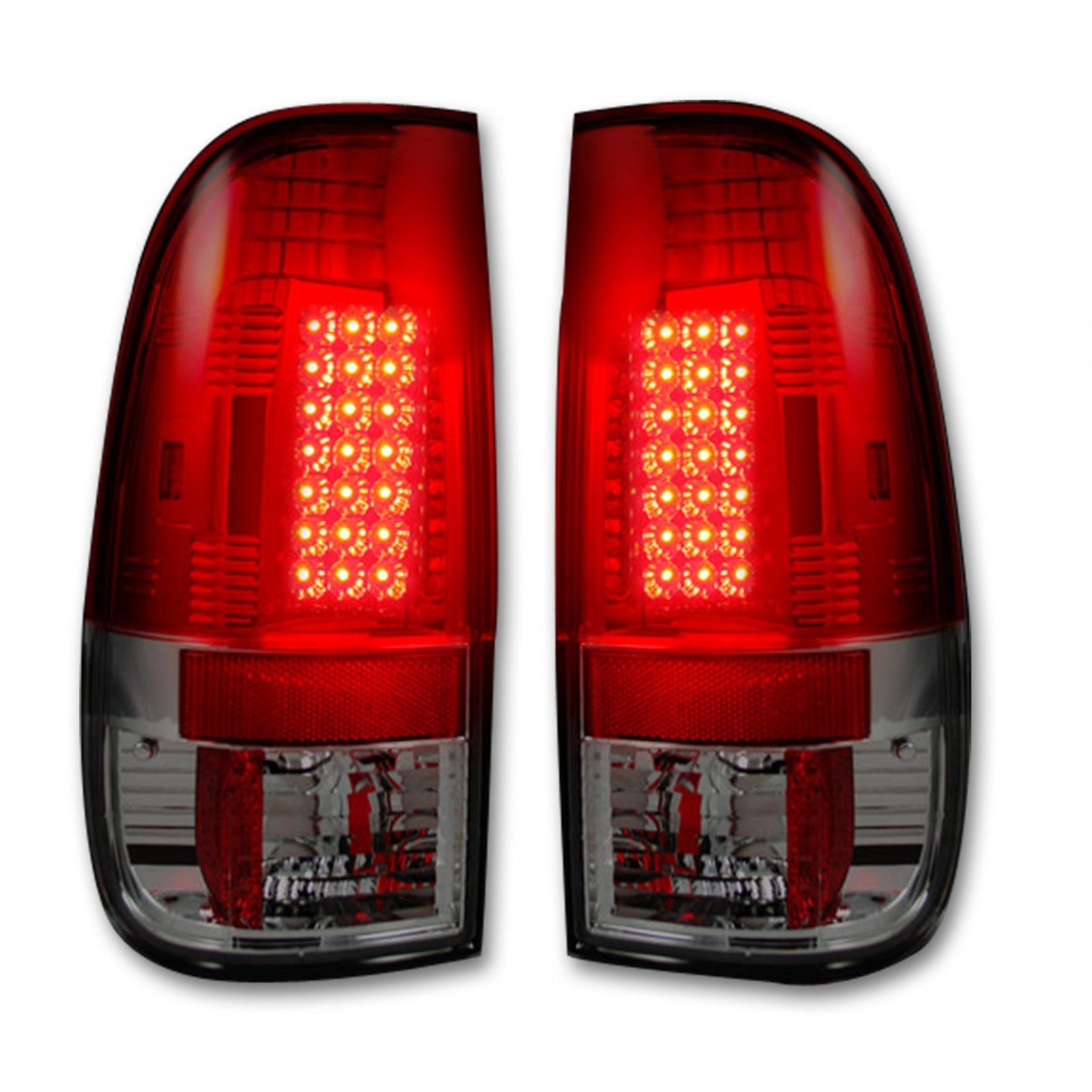 Recon 264176RD Tail Lights Red Lens | 2008-2016 F250/F350