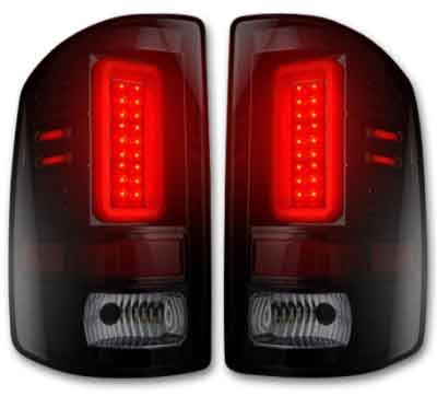 Recon 264239BK OLED Smoked Lens Tail Lights | 2014-2019 Sierra 1500/ 2500/3500HD