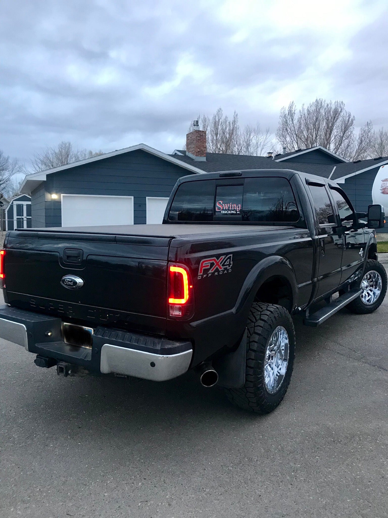 Recon 264293BKS Scanning OLED Smoked Tail Lights | 2008-2016 F250/F350