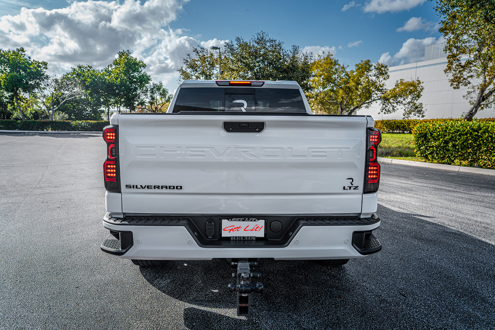 Recon 264397LEDBK LED Smoked Tail Lights | 2019-2022 Silverado 1500/2500HD/3500HD