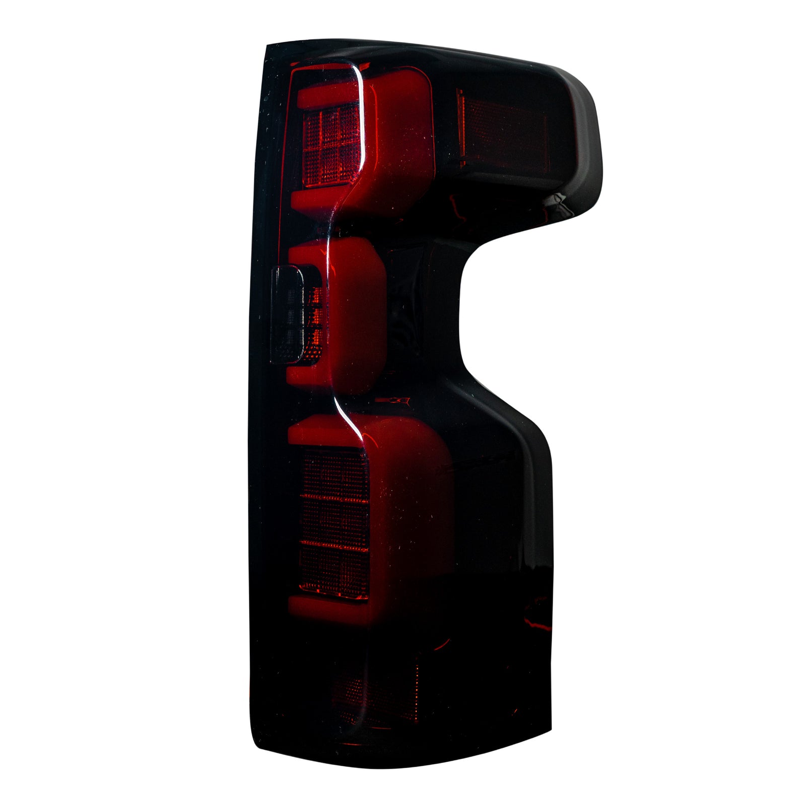 Recon 264397LEDRBK LED Red Smoked Tail Lights | 2019-2022 Silverado 1500/2500HD/3500HD