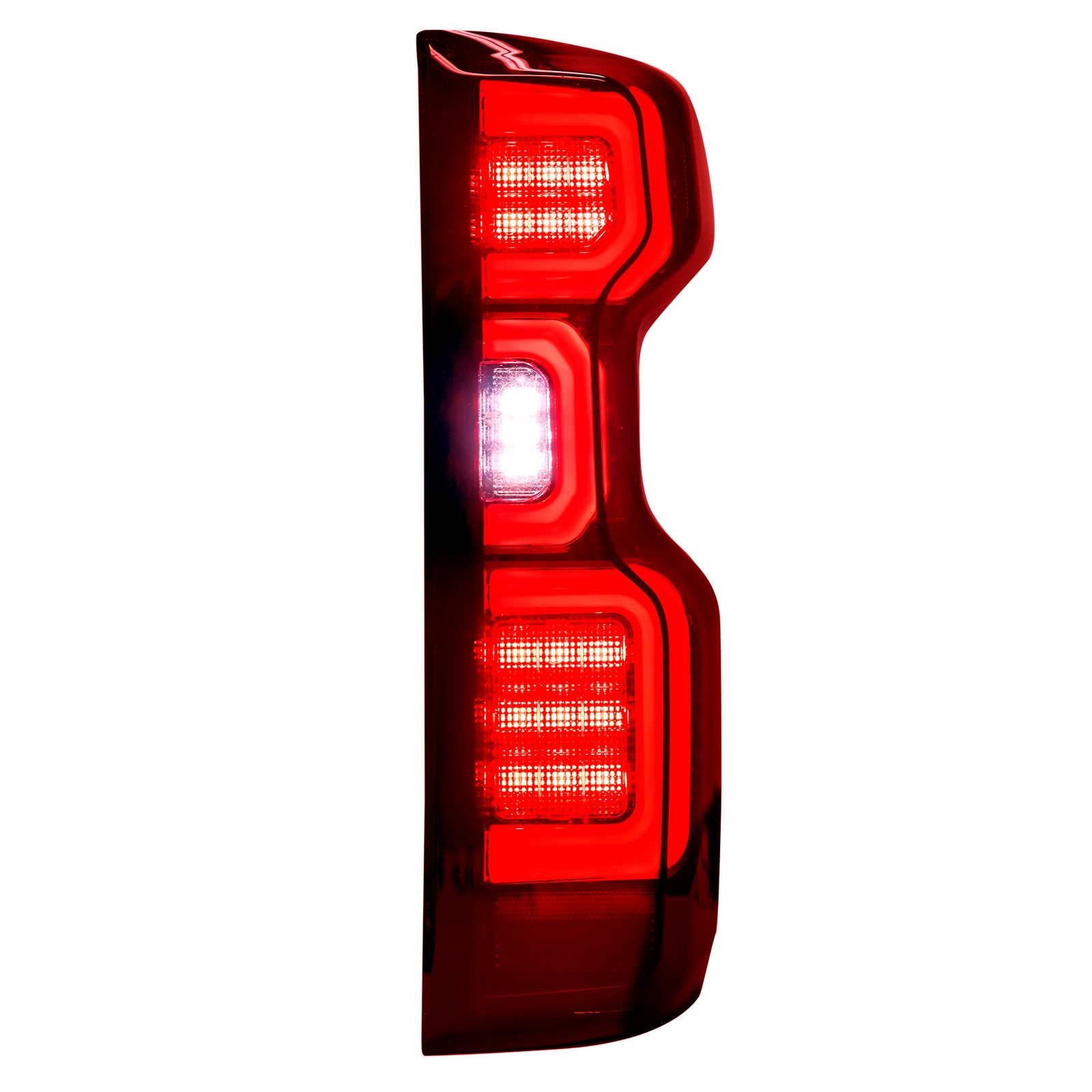 Recon 264397RBK LED Red Smoked Tail Lights | 2019-2022 Silverado 1500/2500HD/3500HD