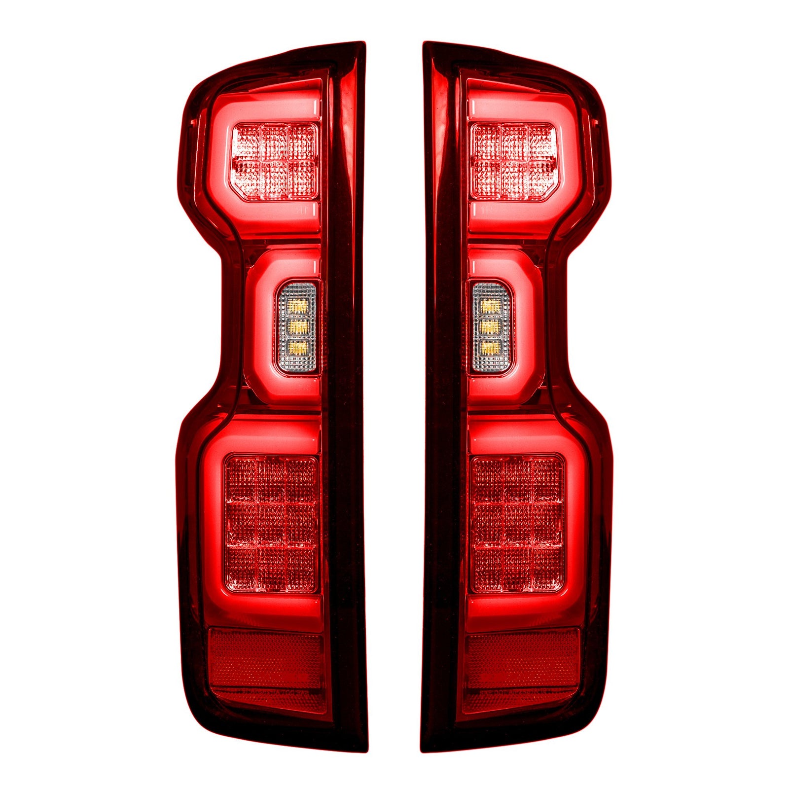 Recon 264397LEDRD LED Red Tail Lights | 2019-2022 Silverado 1500/2500HD/3500HD