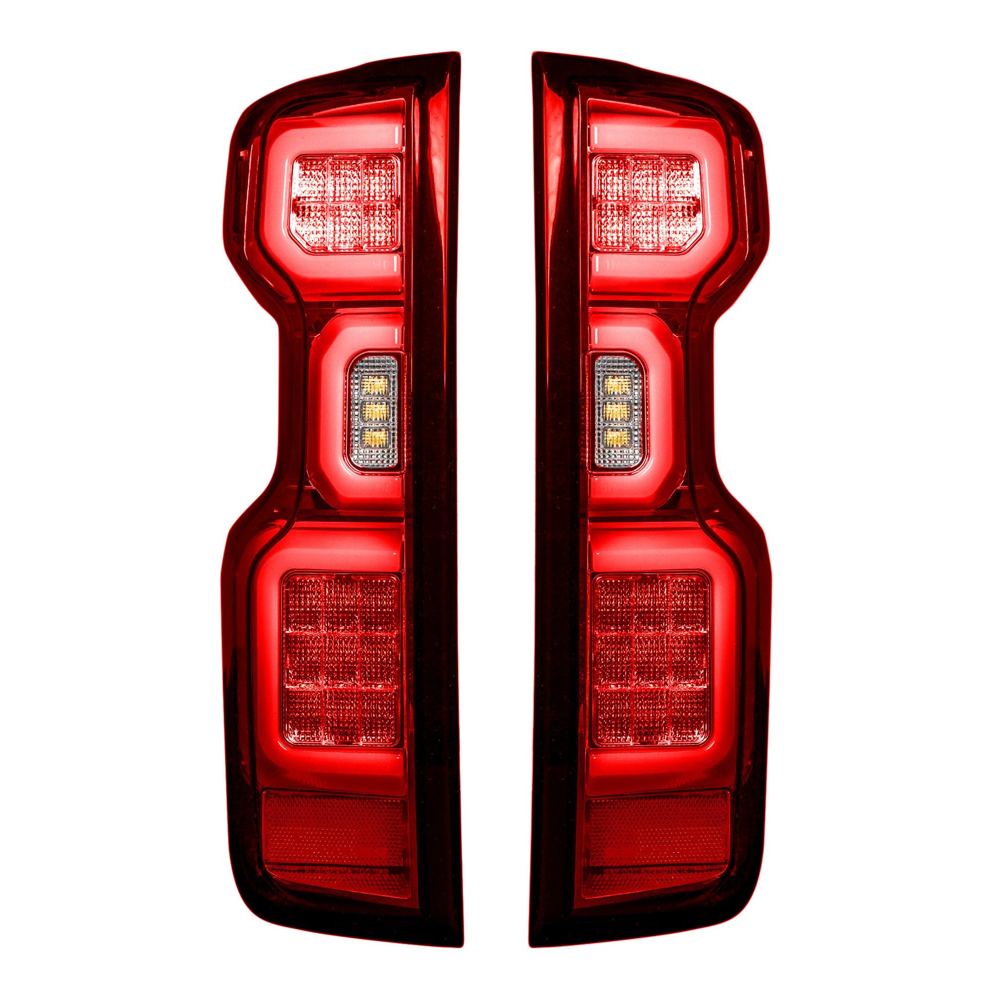 Recon 264397RD LED Red Tail Lights | 2019-2022 Silverado 1500/2500HD/3500HD