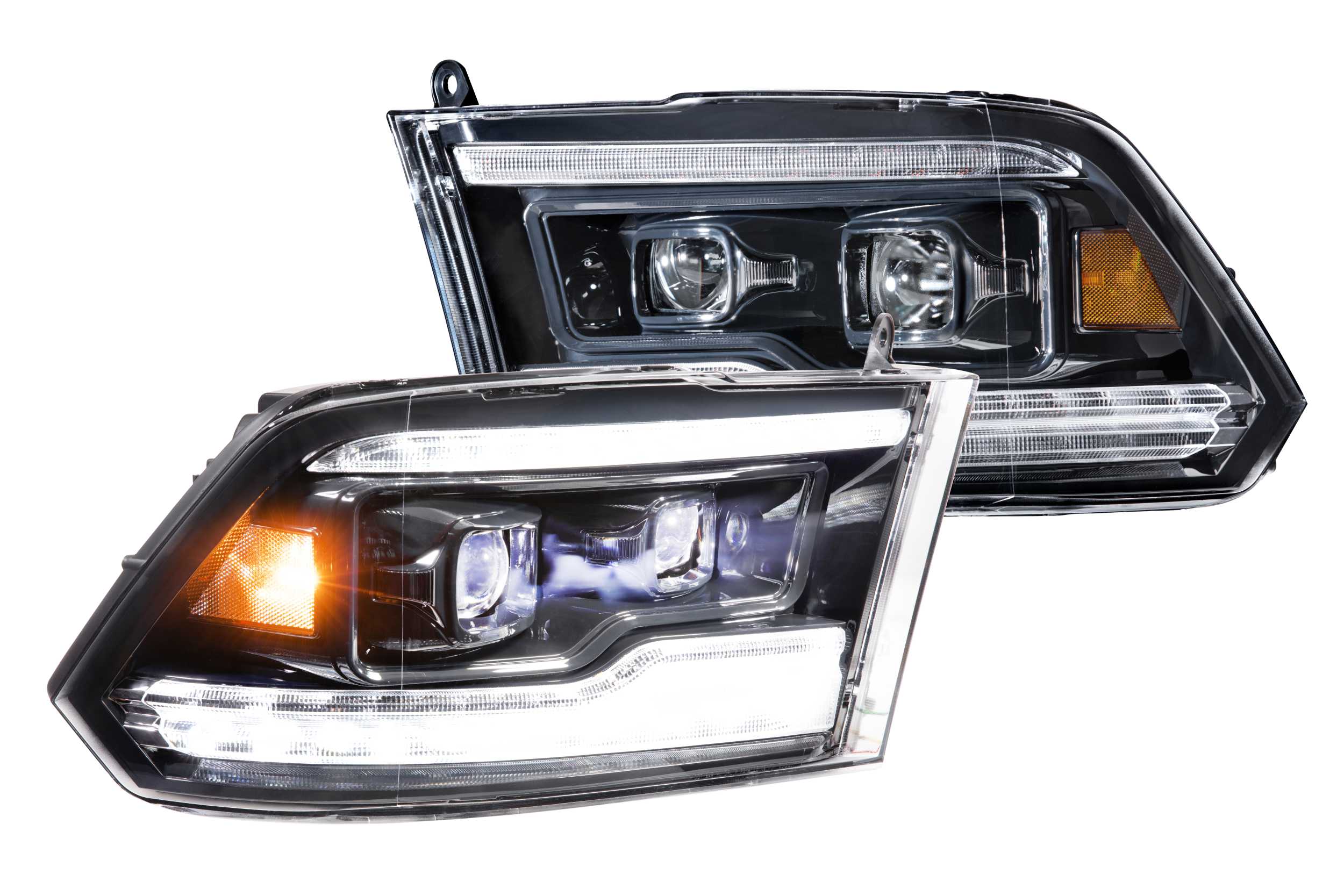 Morimoto LF520-ASM XB LED Headlights - Amber | 2009-2018 Ram 1500