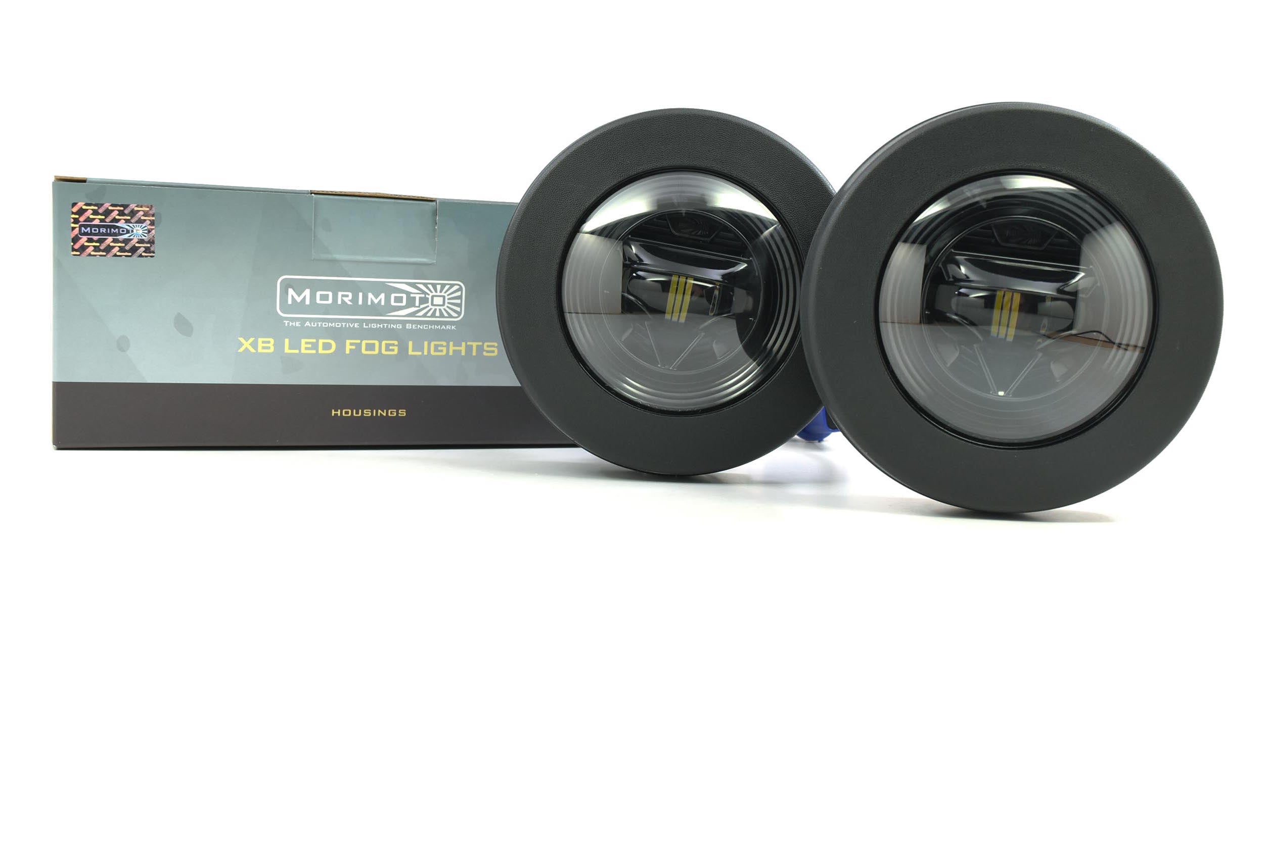 Morimoto LF380 XB Type GM5 LED Fog Lights Set - Black | 2007-2014 Sierra 1500/2500HD/3500HD