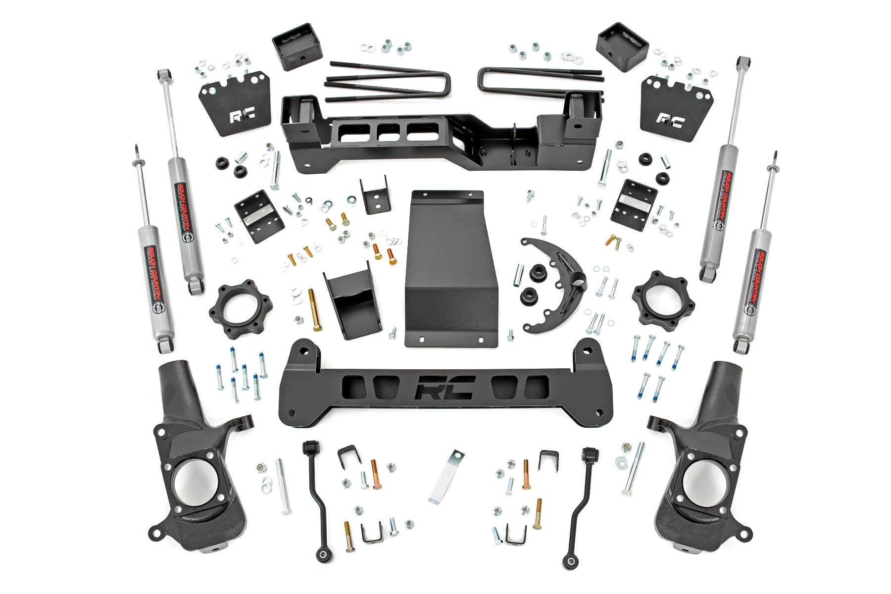 Rough Country 29730A 6in Lift Kit w/ N3 Shocks | 2001-2010 GM 2500HD/3500HD